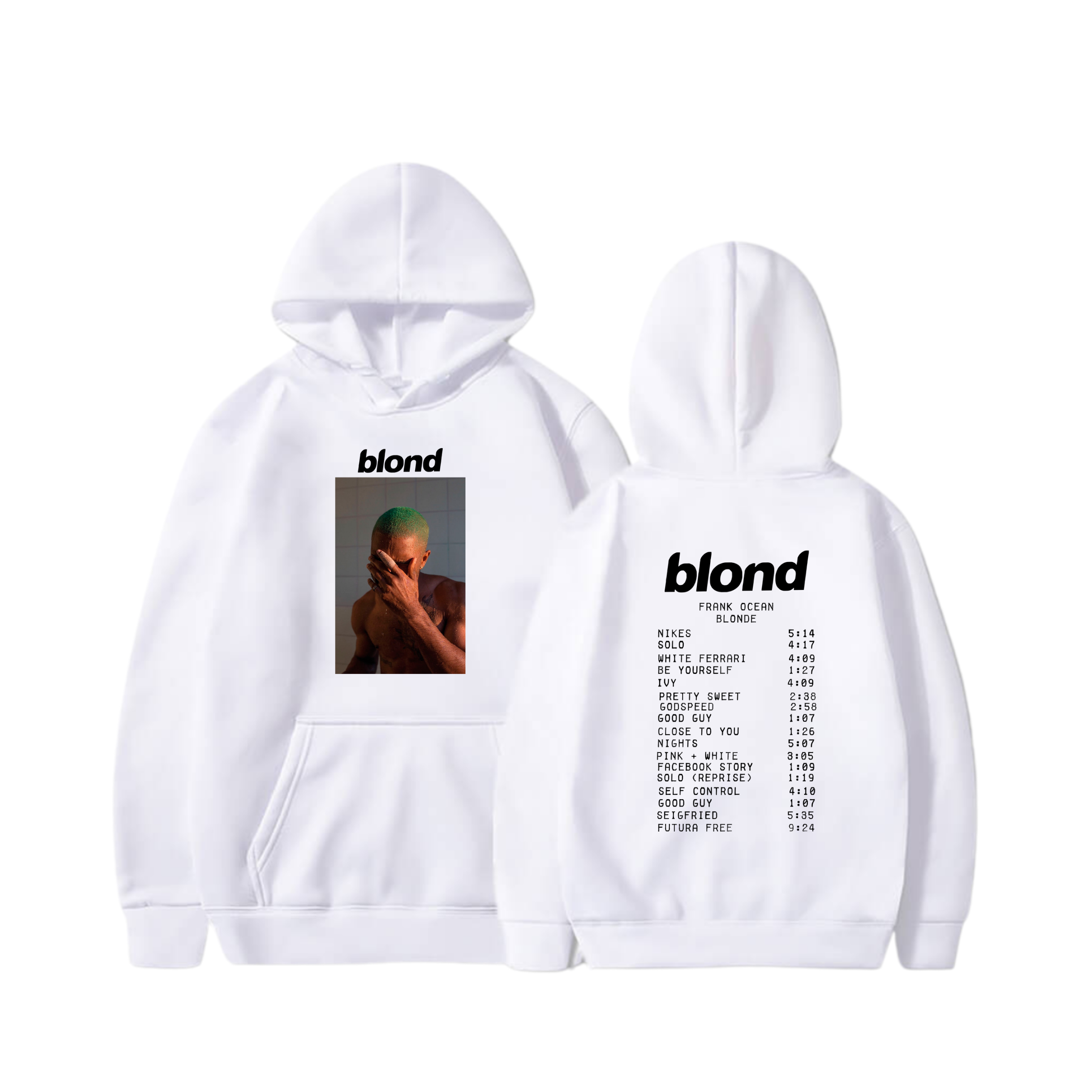 Hoodie Tracklist Blonde  1 - Frank Ocean