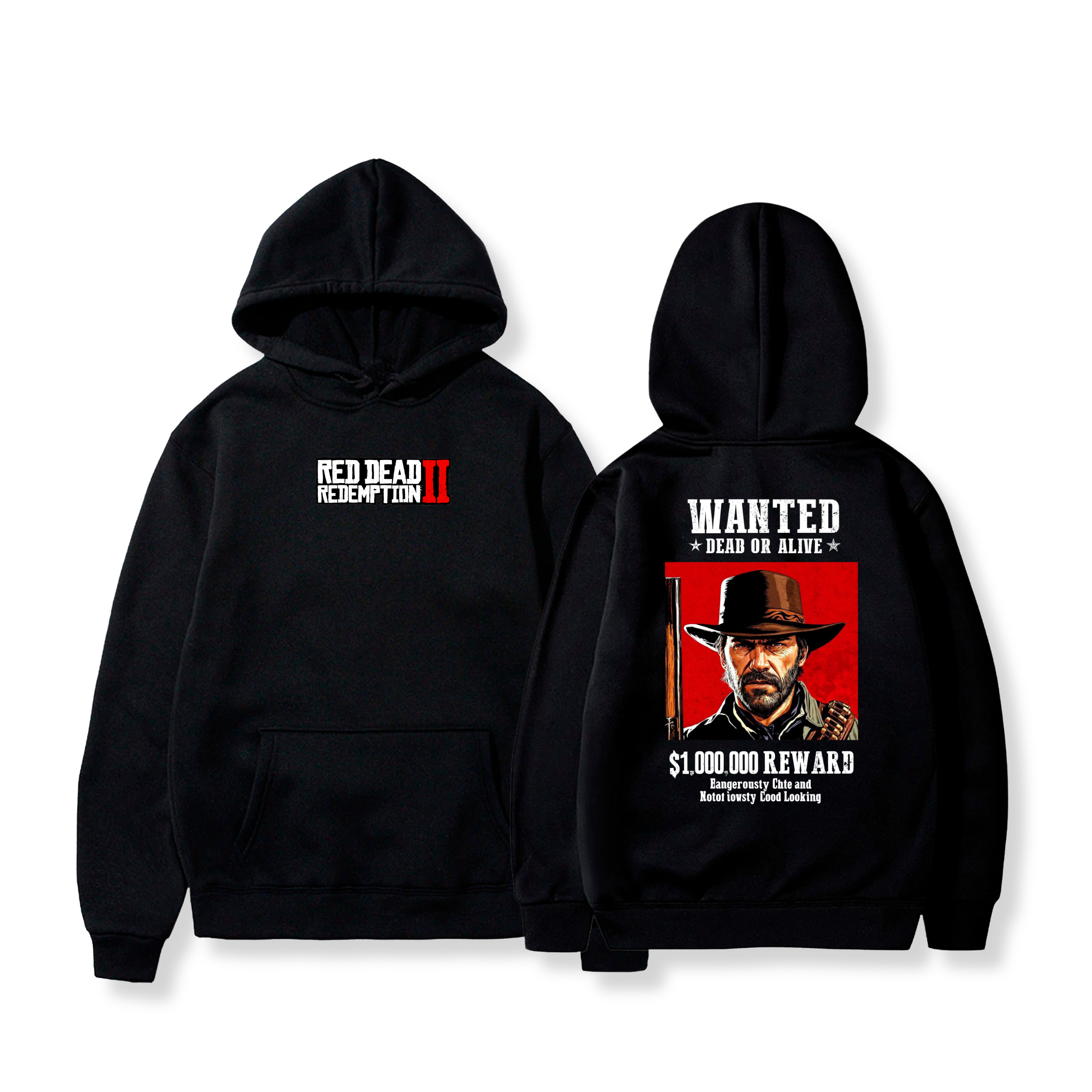 Hoodie Wanted Arthur Morgan 1 - Red Dead Redemption 2