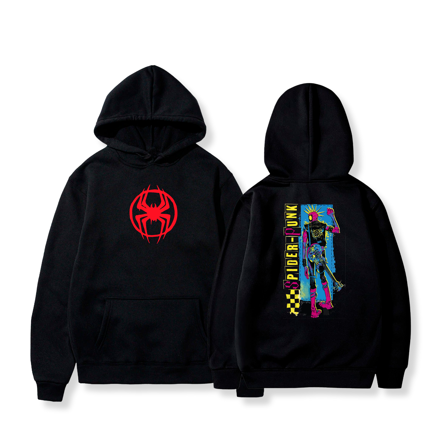 Hoodie Spiderman Punk 1 - Spiderman