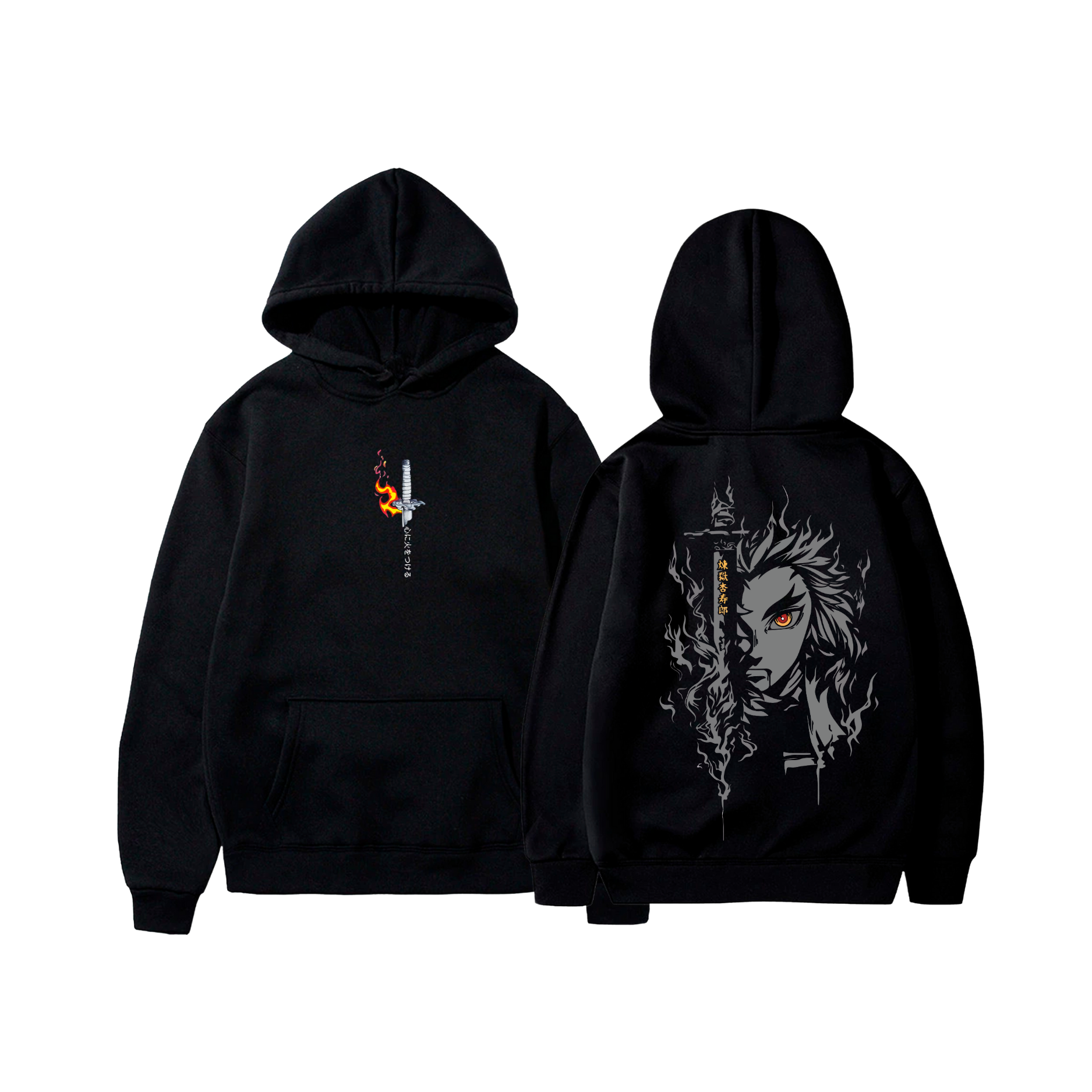 Hoodie Rengoku  1 - Demon Slayer