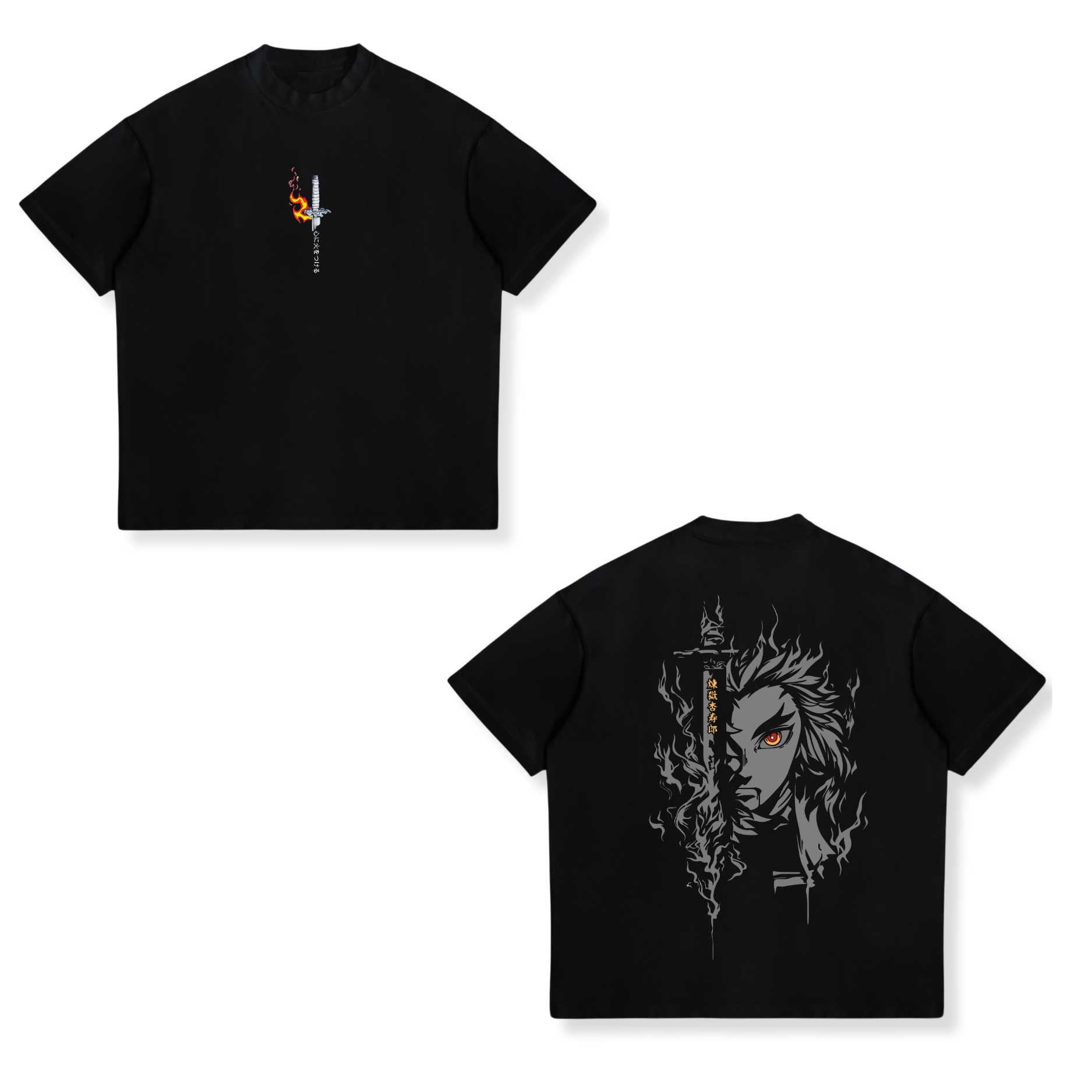 Camisa Rengoku  1 - Demon Slayer