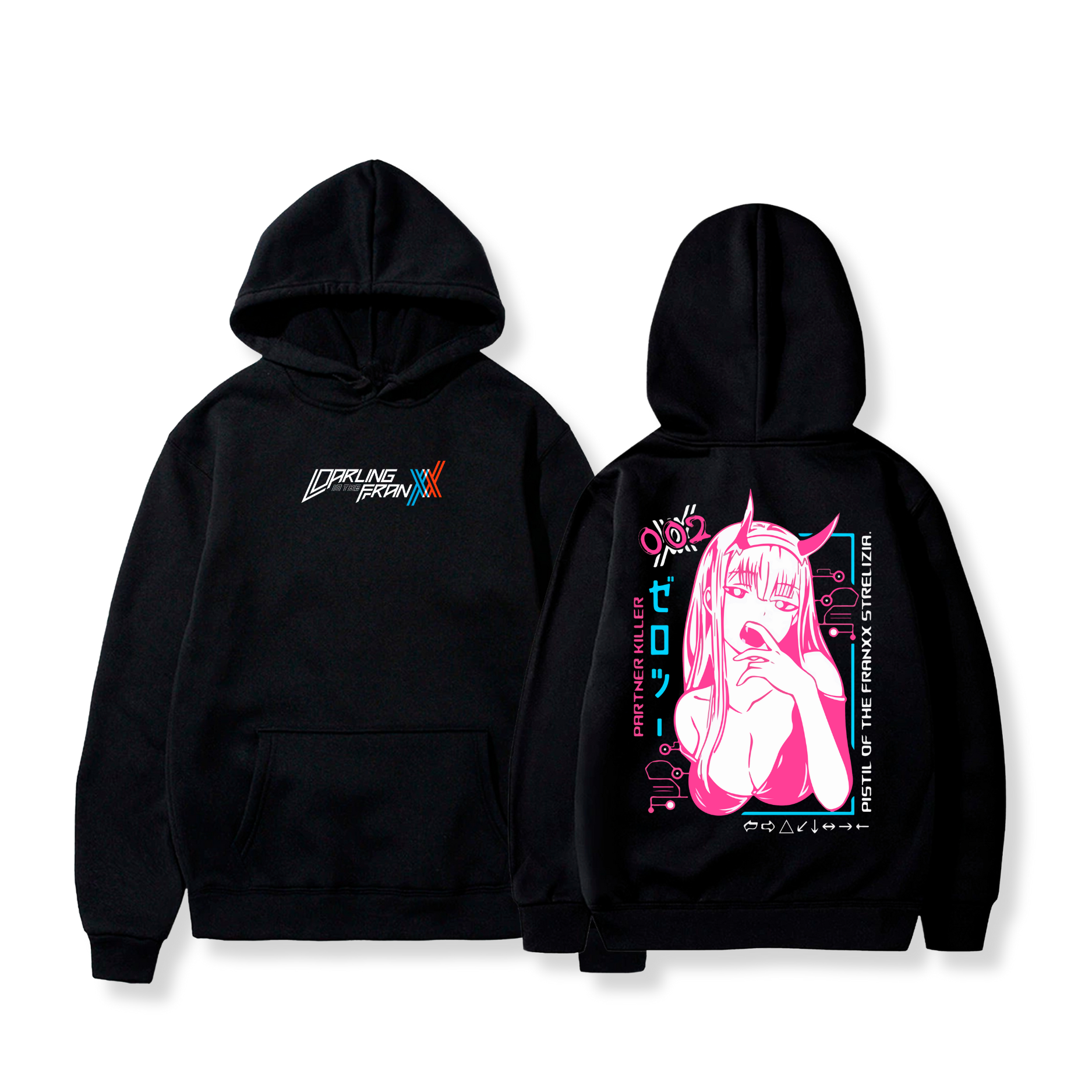 Hoodie Zero Two 1 - Darling in the Franxx