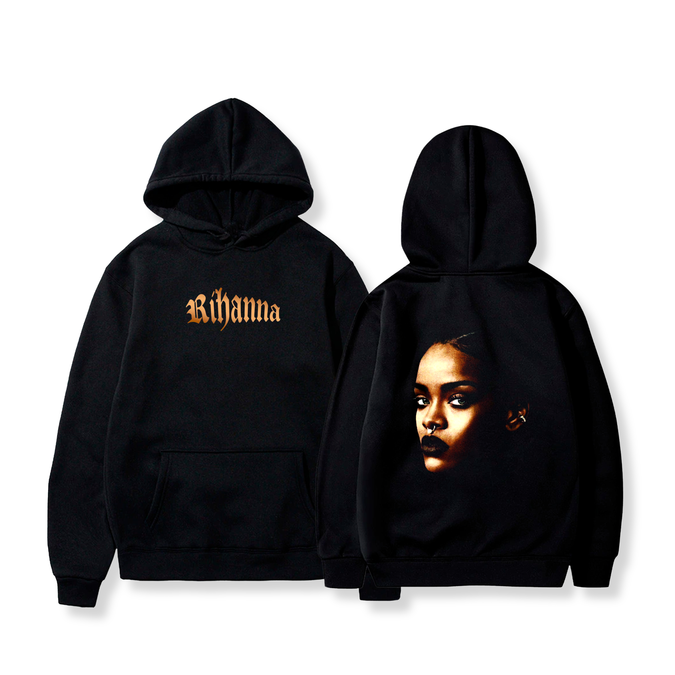Hoodie Face  1 - Rihanna