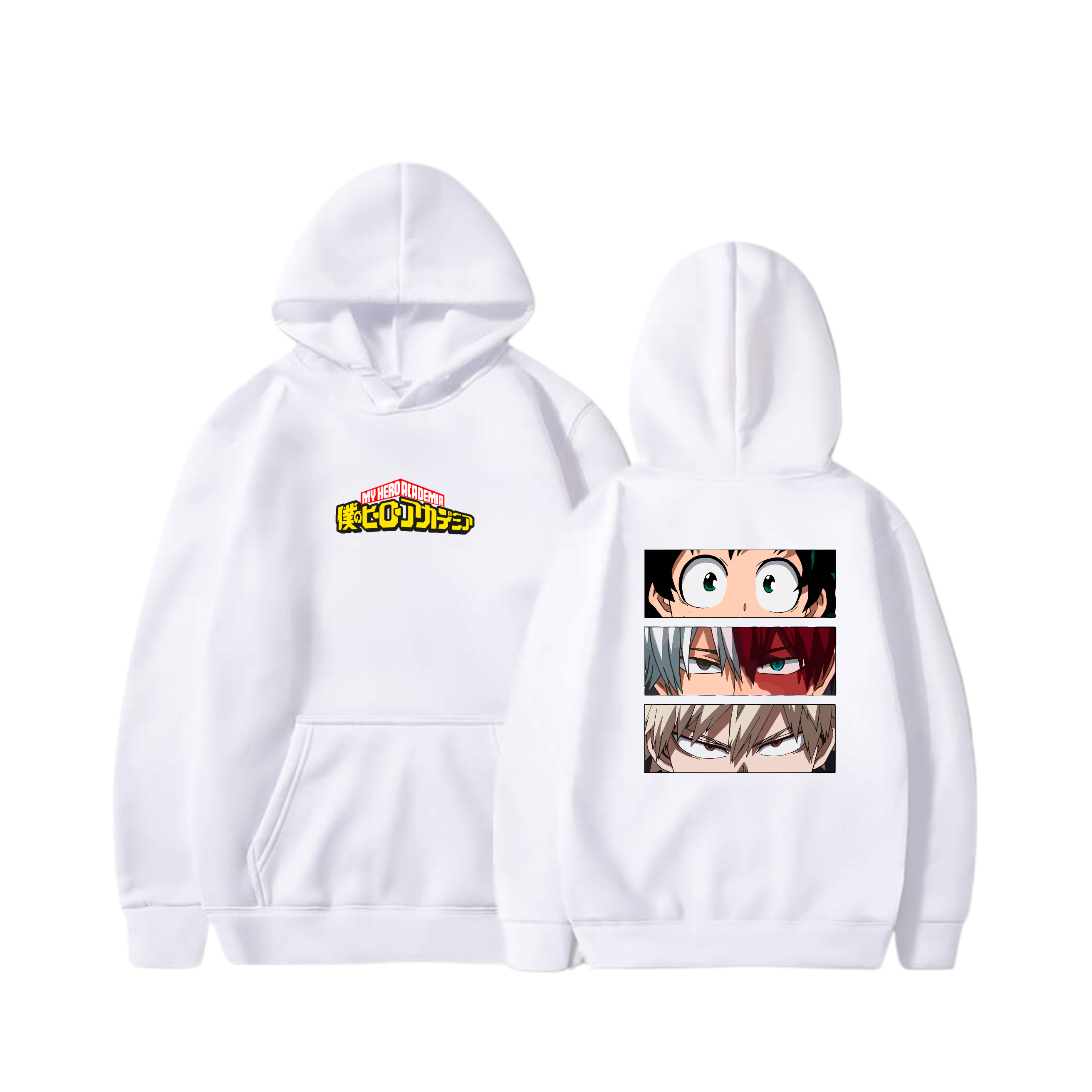 Hoodie  Izuku Midoriya, Shoto Todoroki, Katsuki Bakugo 14 - My Hero Academia