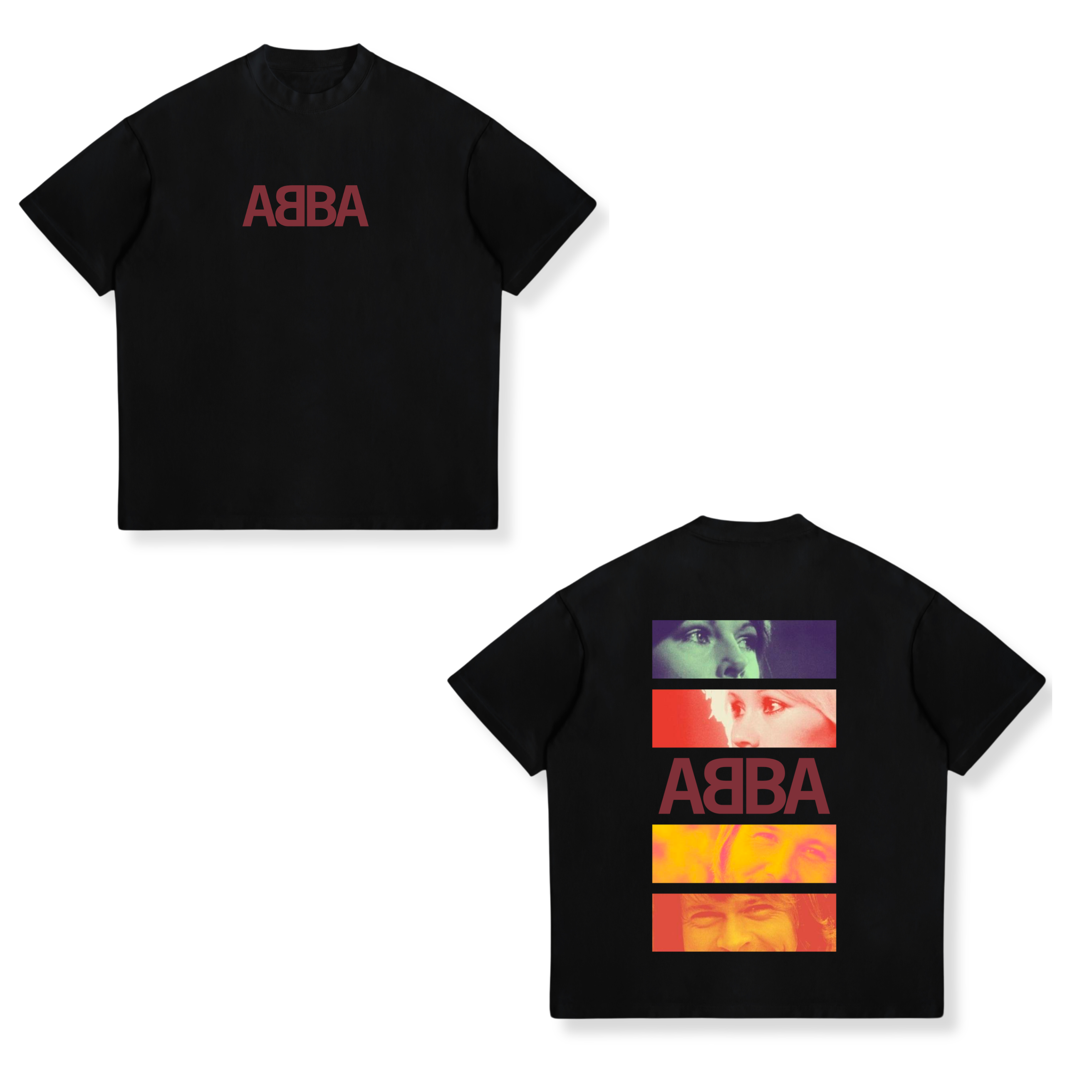 Camisa Vintage Pop Stripes 1 - ABBA