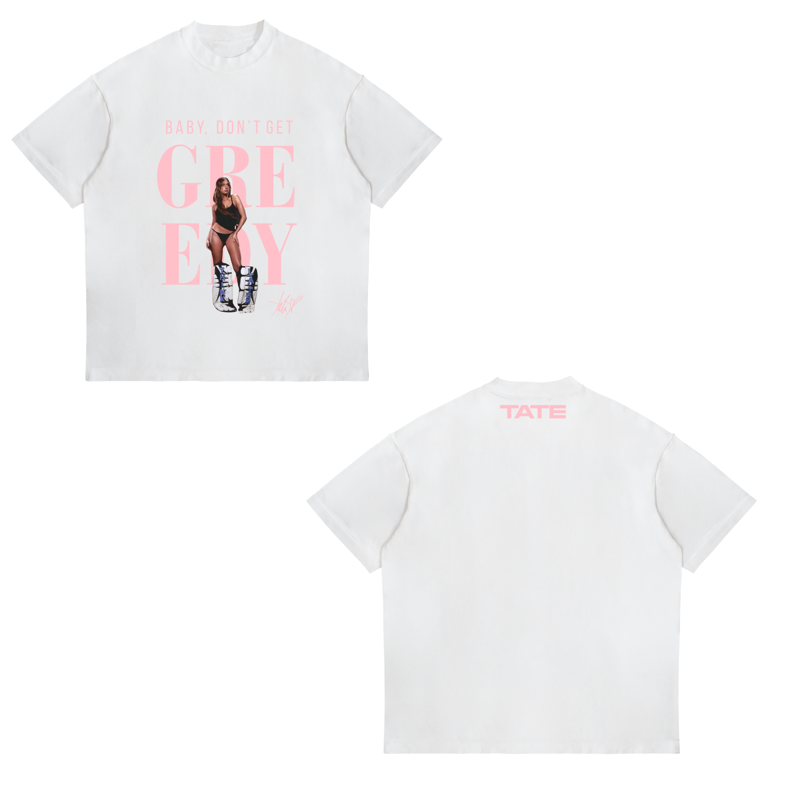 Camisa Think Later , greedy 21 - Tate McRae