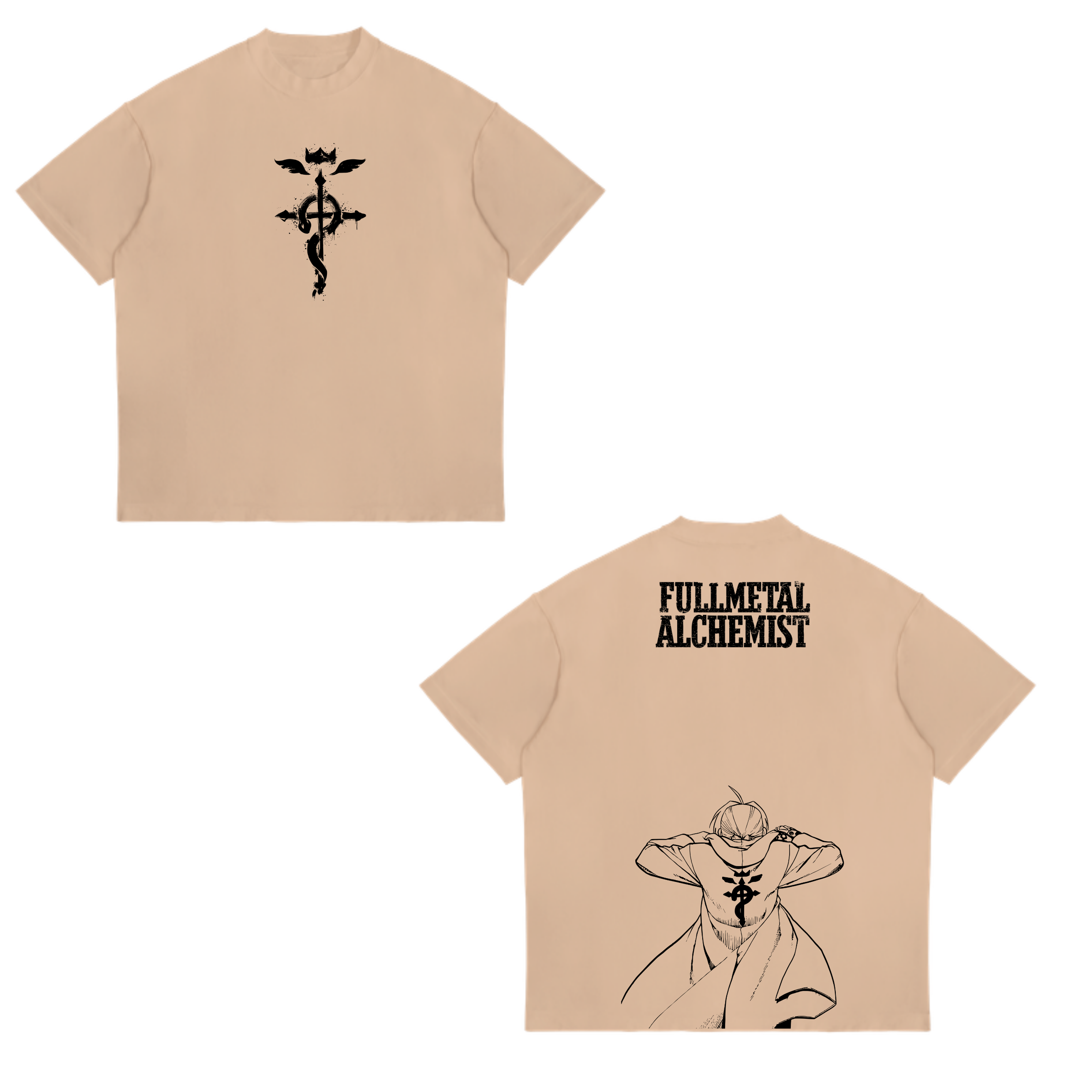 Camisa Edward Elric 14 - Full Metal Alchemist