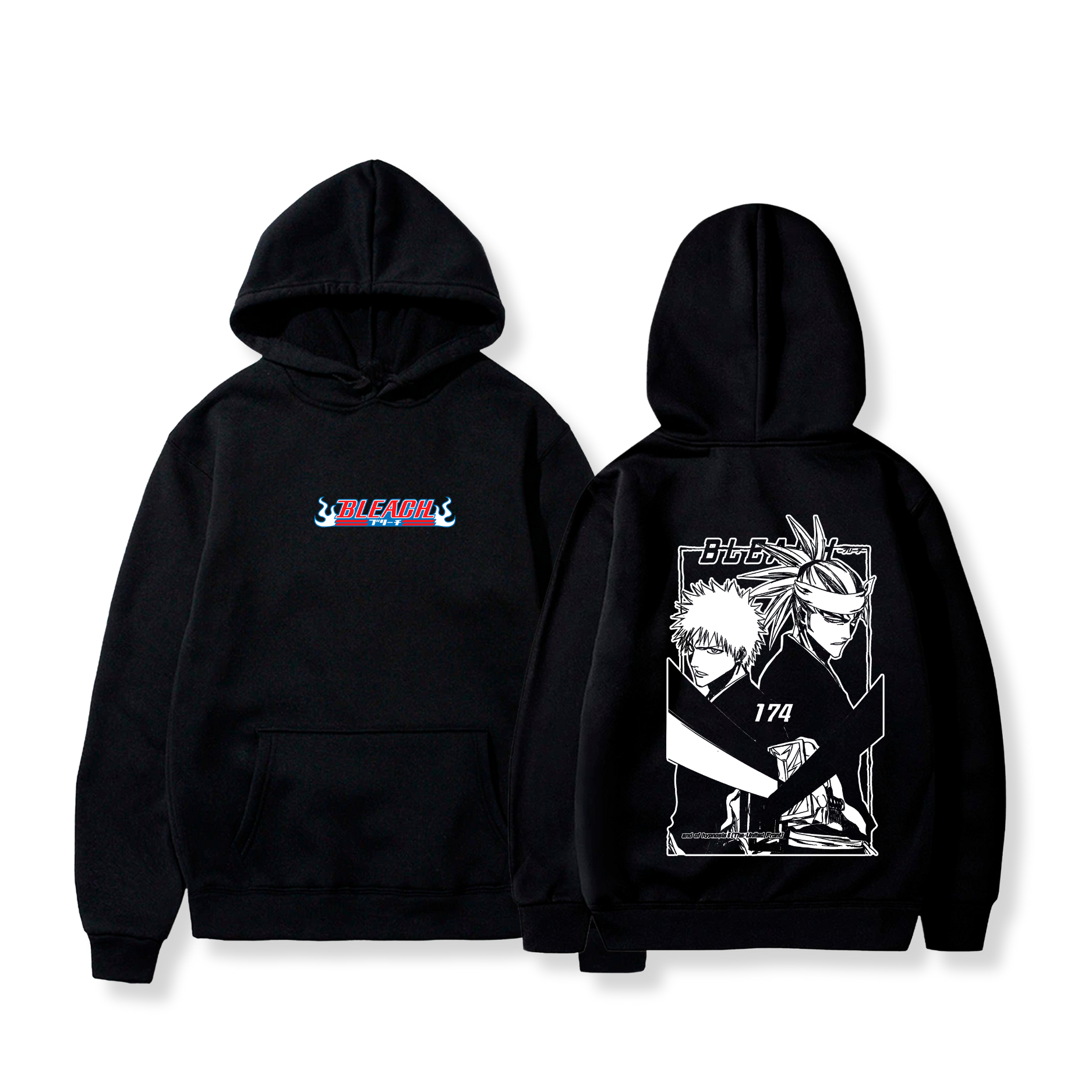 Hoodie Ichigo y Renji 16 - Bleach