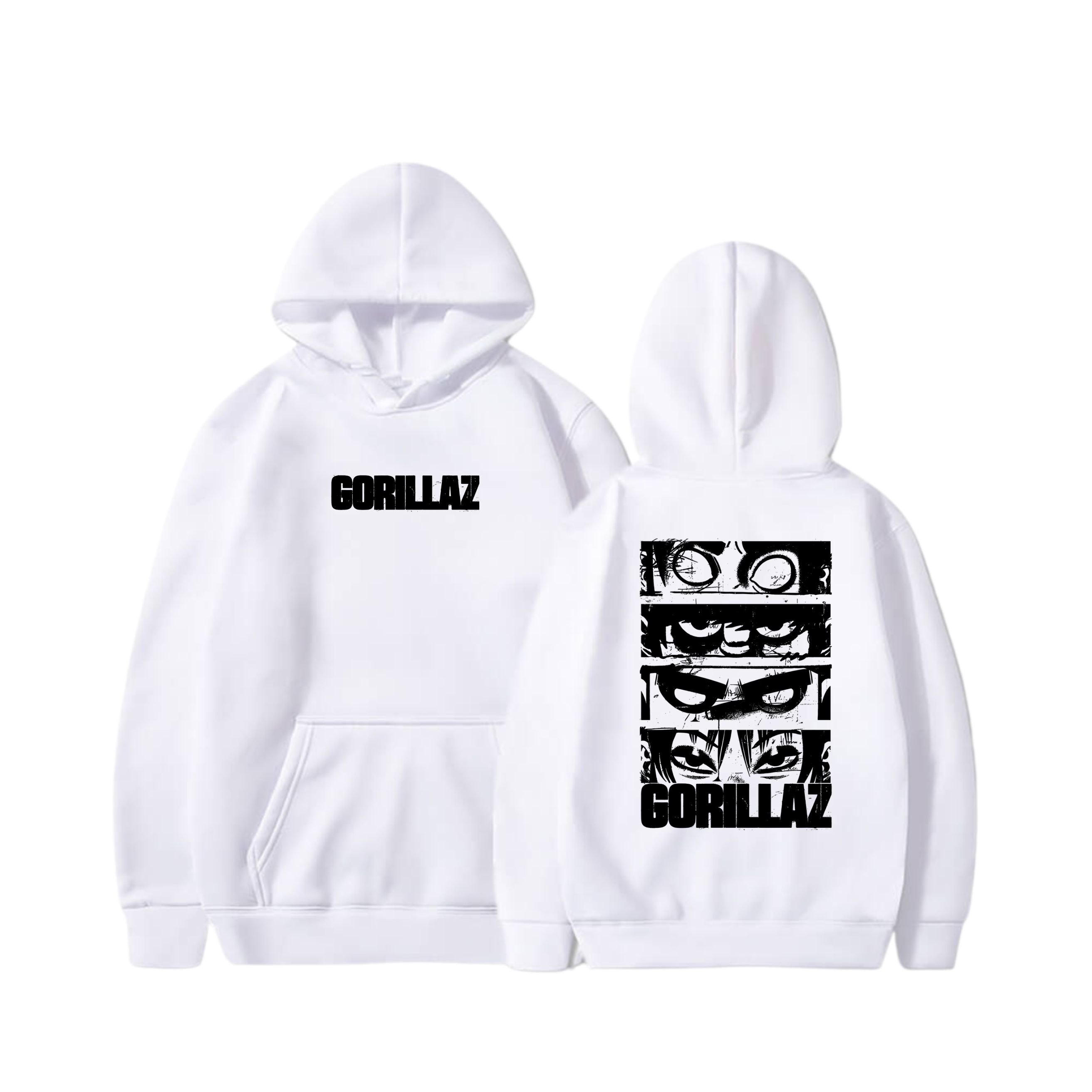 Hoodie Faces 12 - Gorillaz