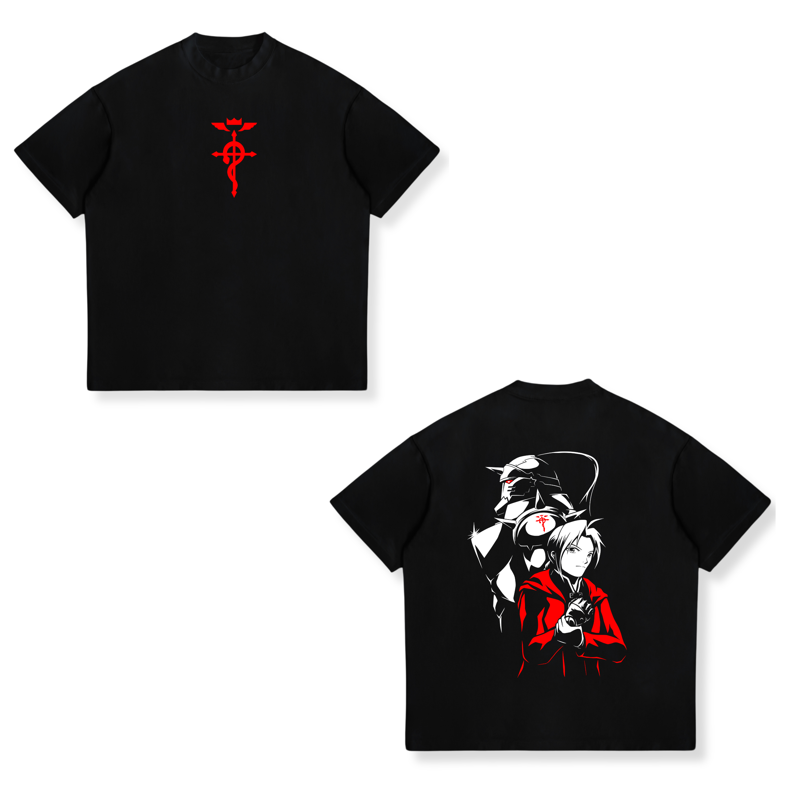 Camisa Edward Elric 15 - Full Metal Alchemist