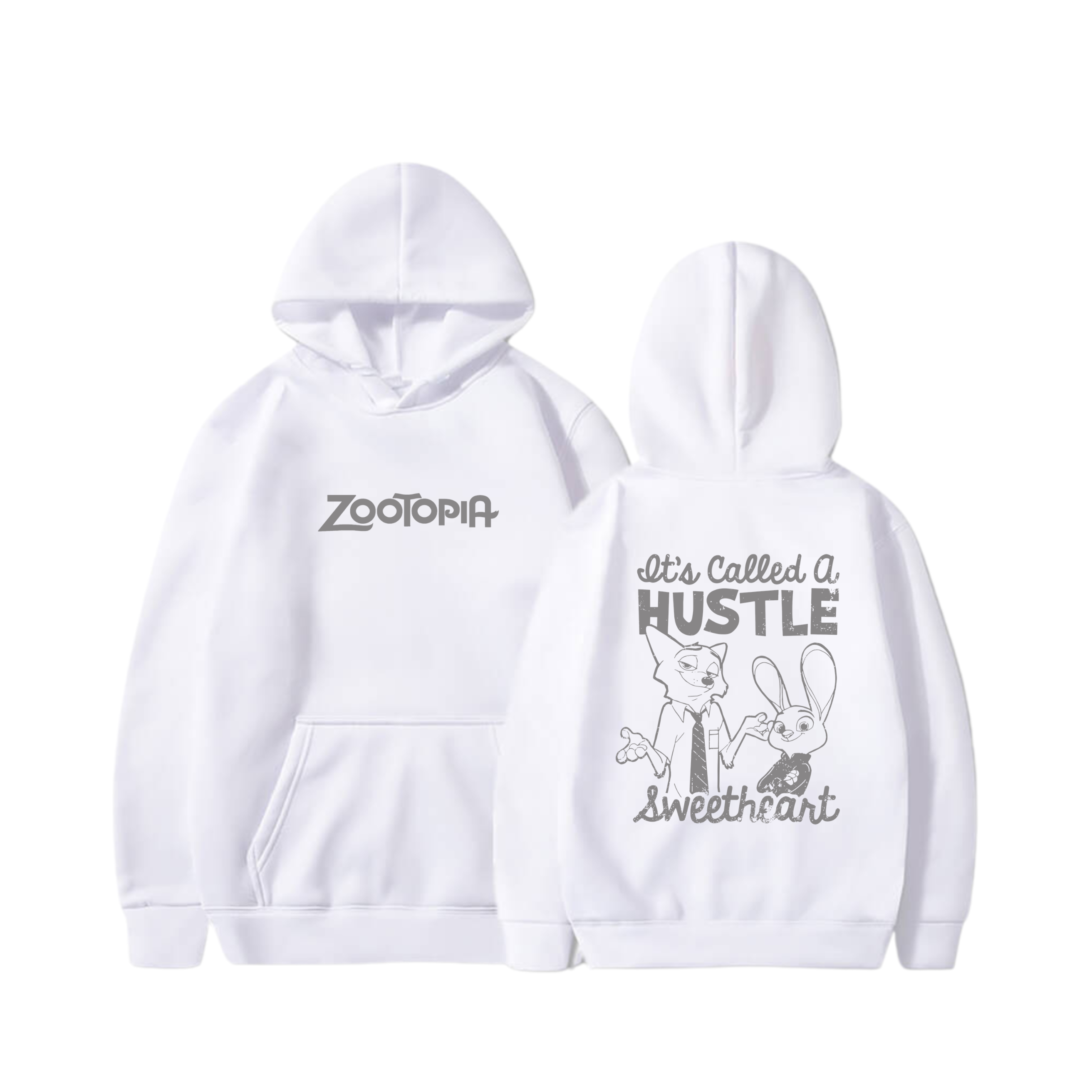 Hoodie It's Called A Hustle ... 8 - Zootopia
