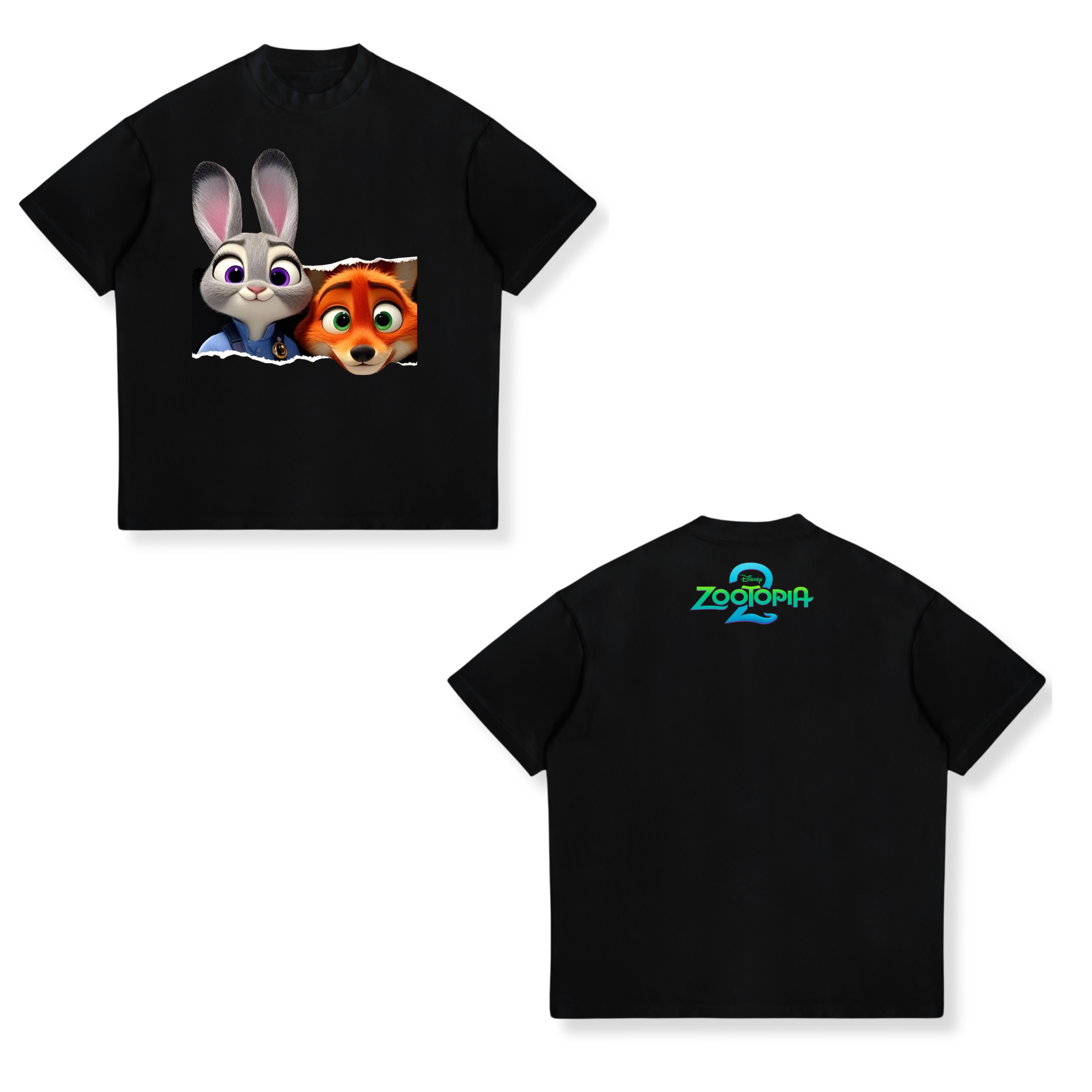 Camisa Nick Wilde, Judy Hopps 5 - Zootopia