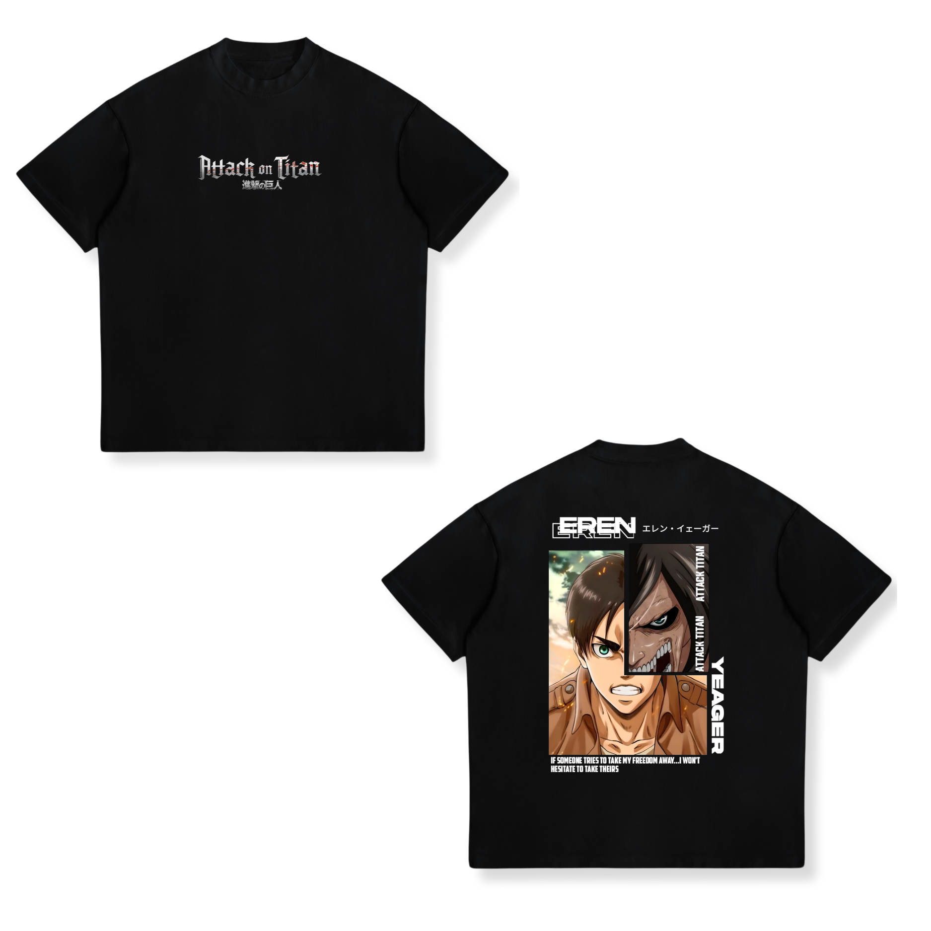 Camisa Eren Yeager 12 - Attack On Titan