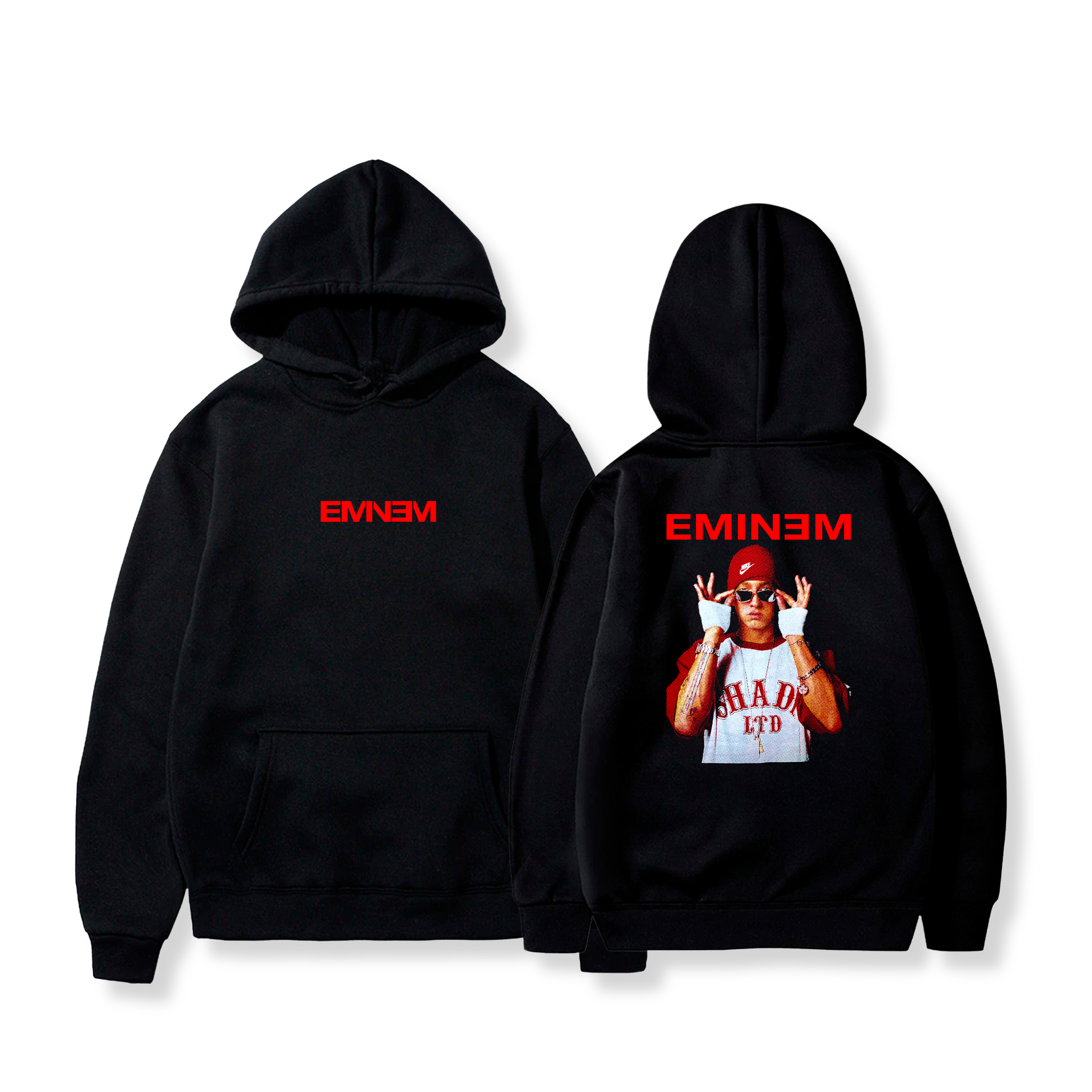 Hoodie Shady Ltd Red Outfit Rap 17 - Eminem