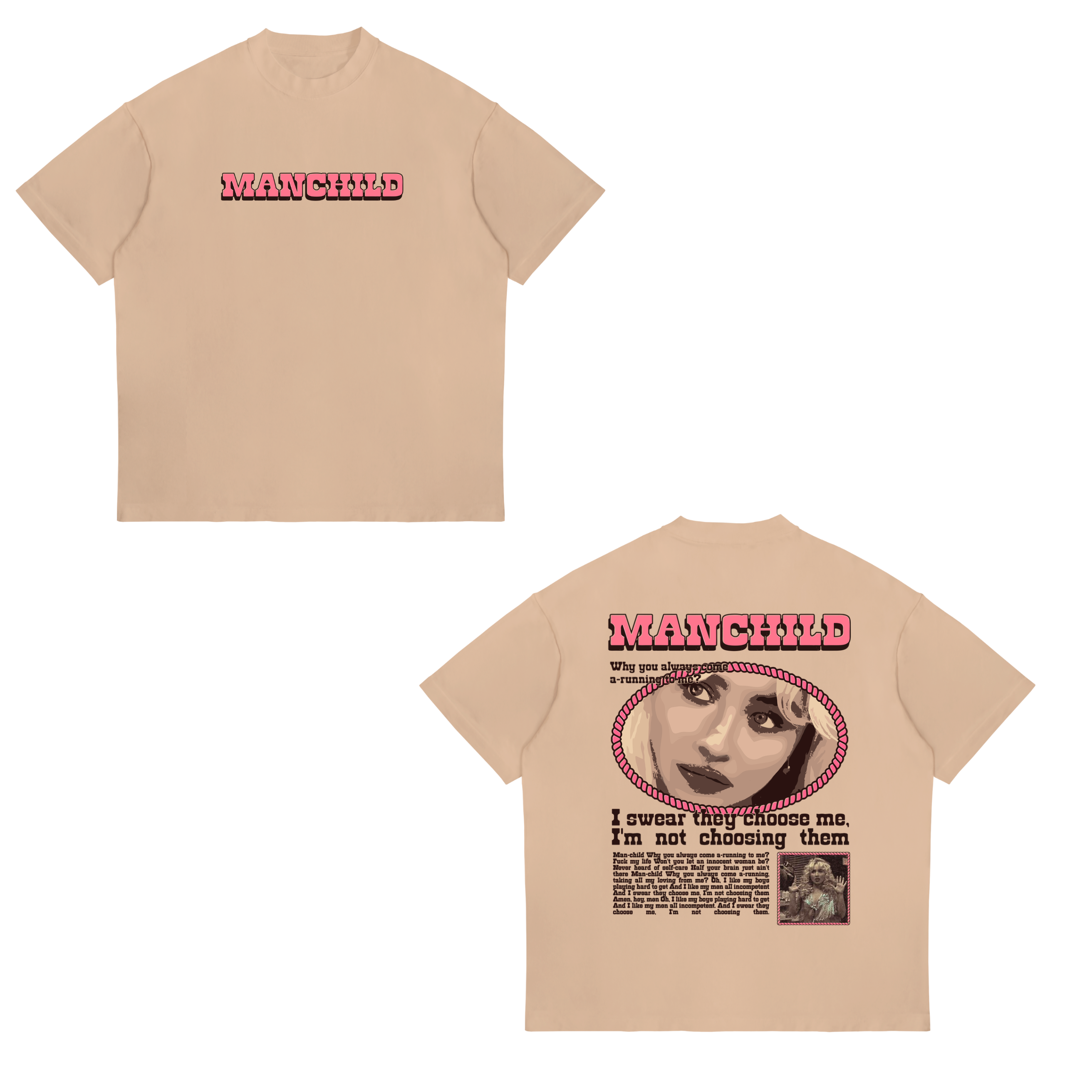 Camisa Man's Best Friend, Manchild 8 - Sabrina Carpenter