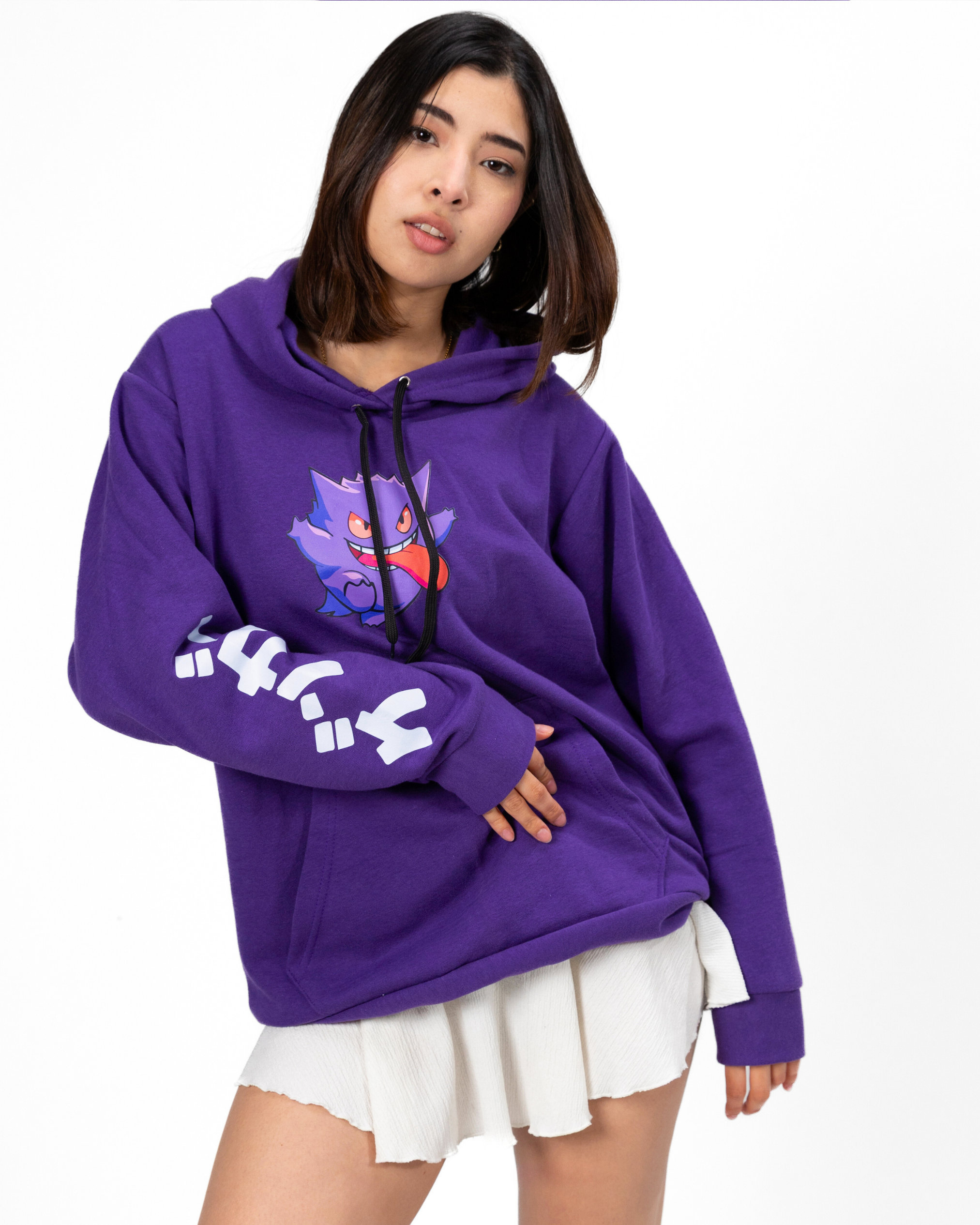 Hoodie Gengar face 1 - Pókemon