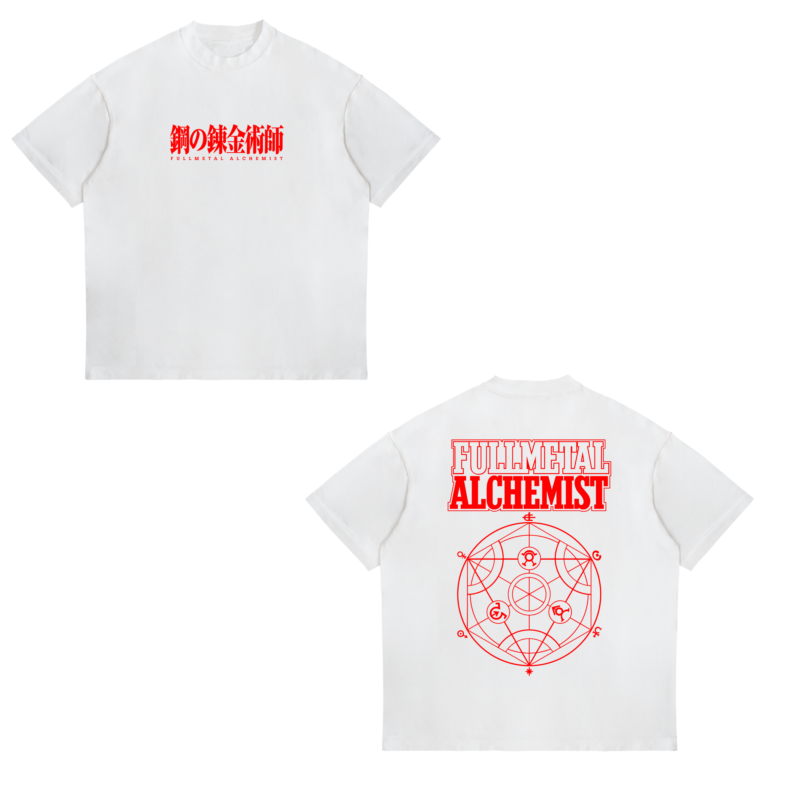 Camisa Círculo de Transmutación Humana 16 - Full Metal Alchemist