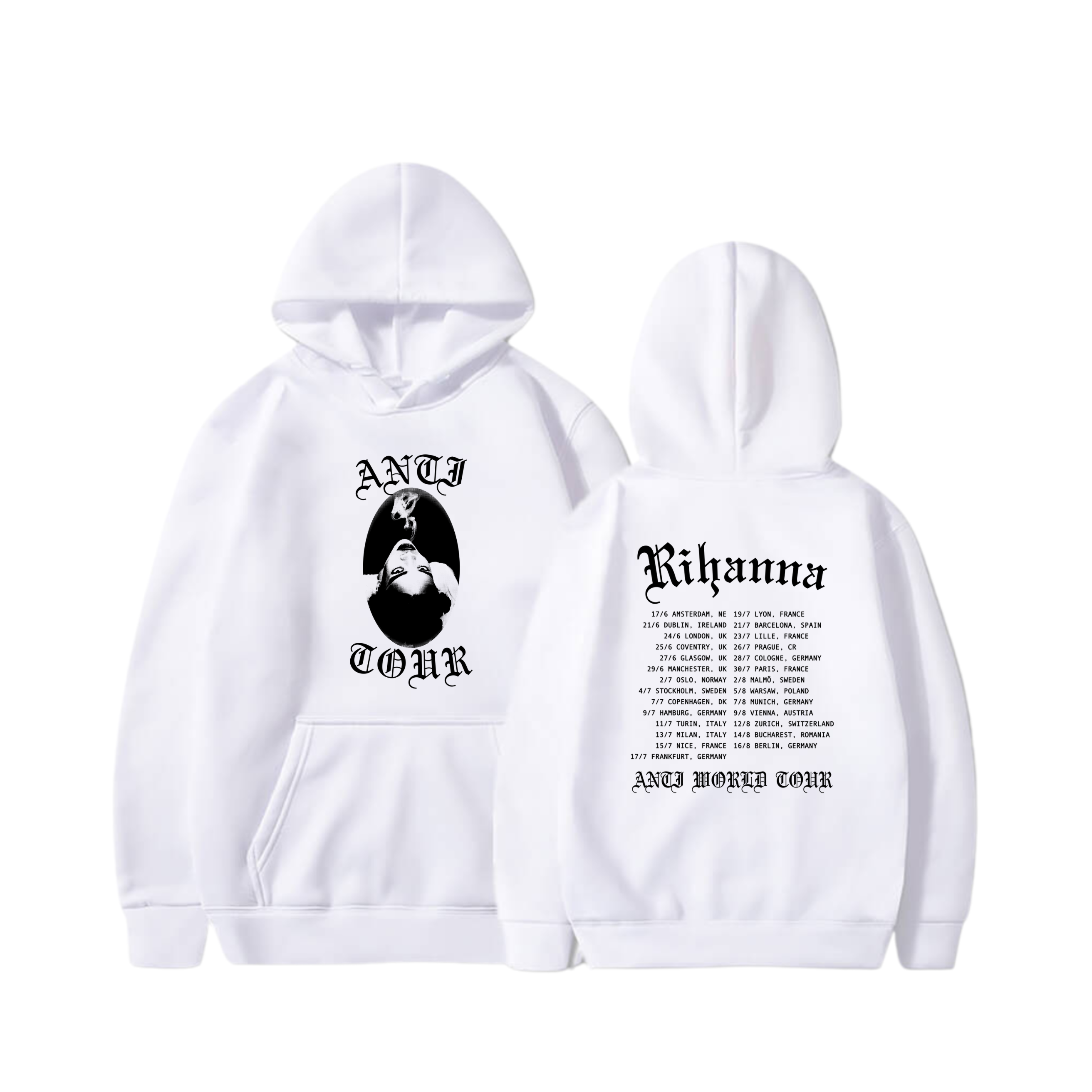 Hoodie Anti World tour  11 - Rihanna