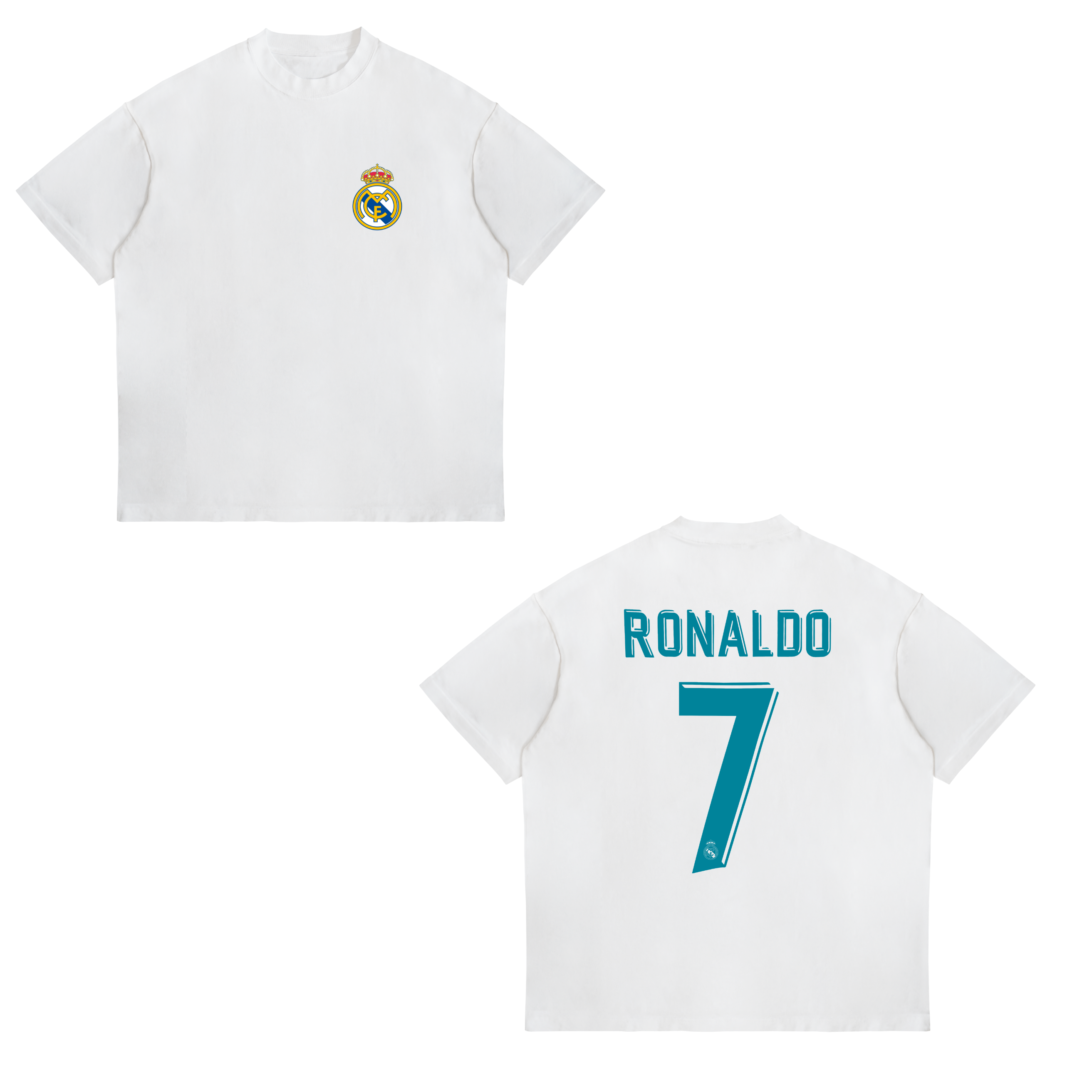 Camisa Dorsal 7 Real Madrid  17 - Cristiano Ronaldo