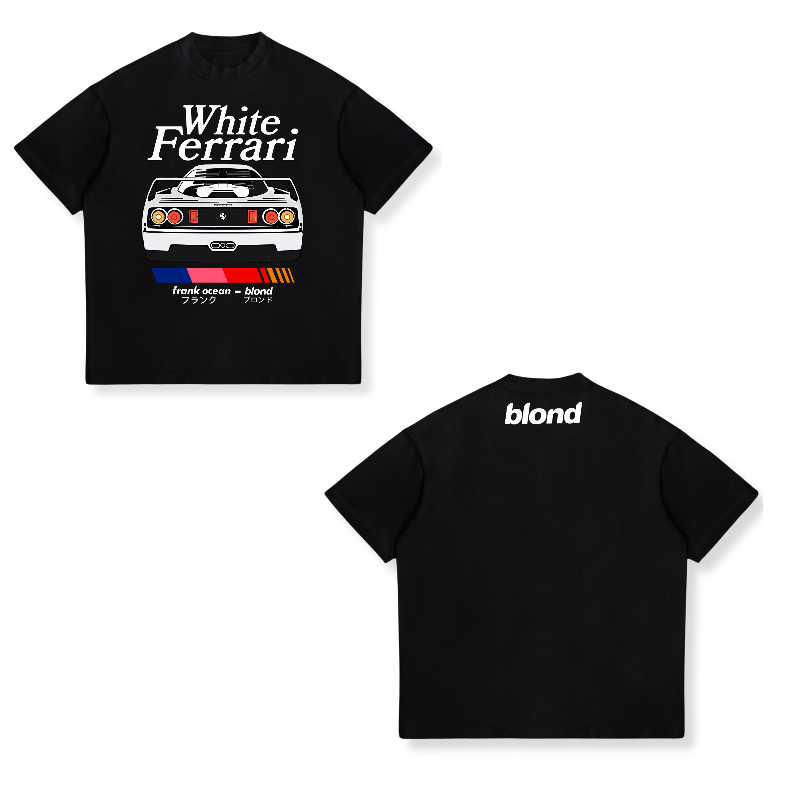 Camisa White ferrari, Blonde  12 - Frank Ocean
