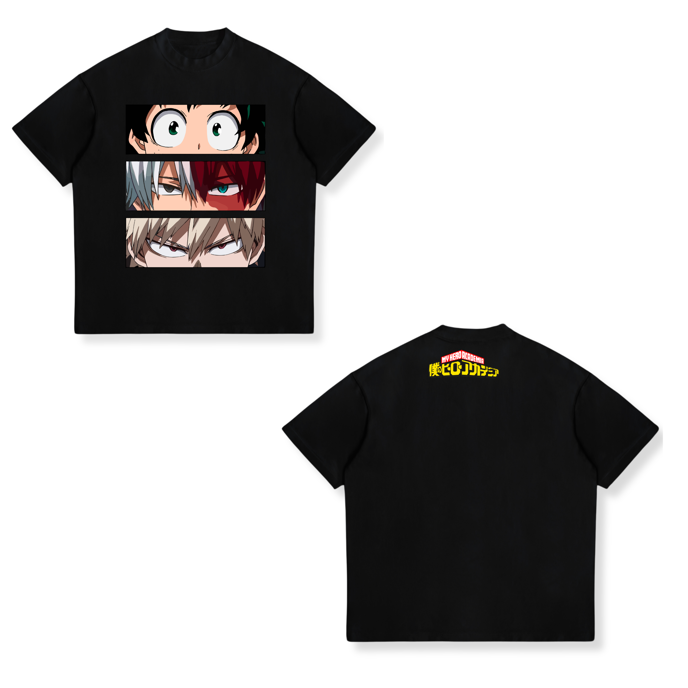Camisa  Izuku Midoriya, Shoto Todoroki, Katsuki Bakugo 14 - My Hero Academia