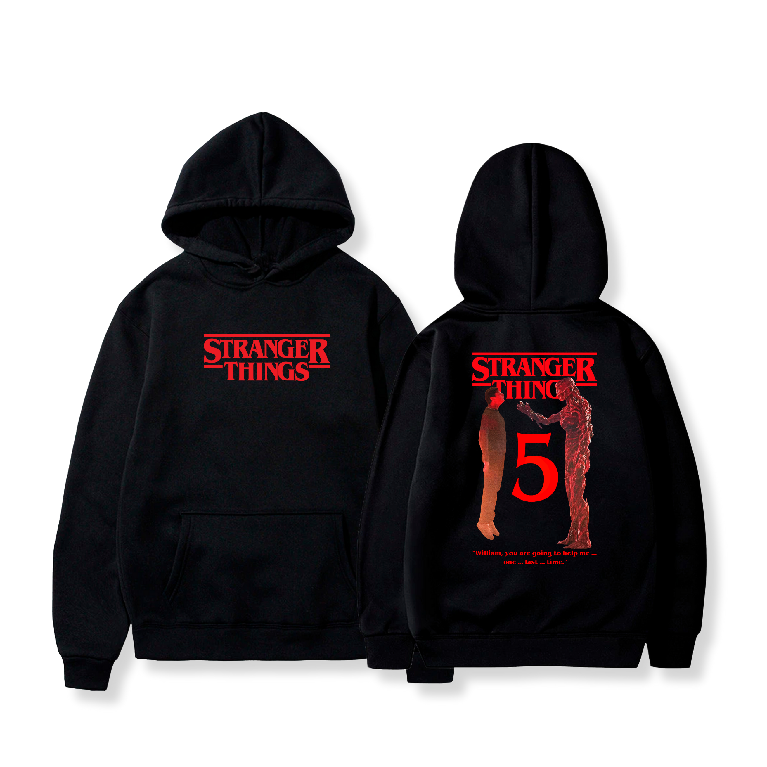 Hoodie Will y Vecna  16 - Stranger things