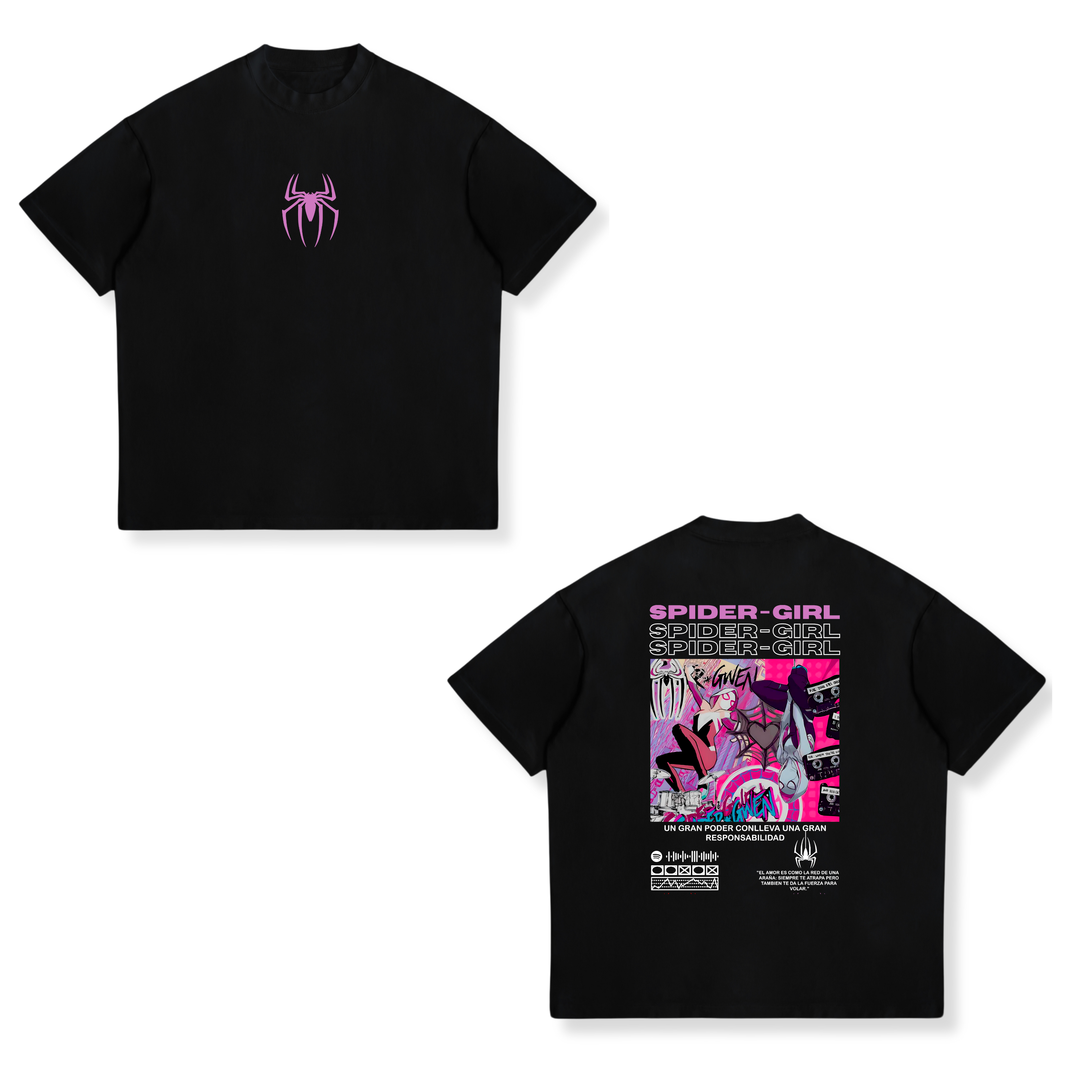 Camisa Spidergirl 2 - Valentine's merch