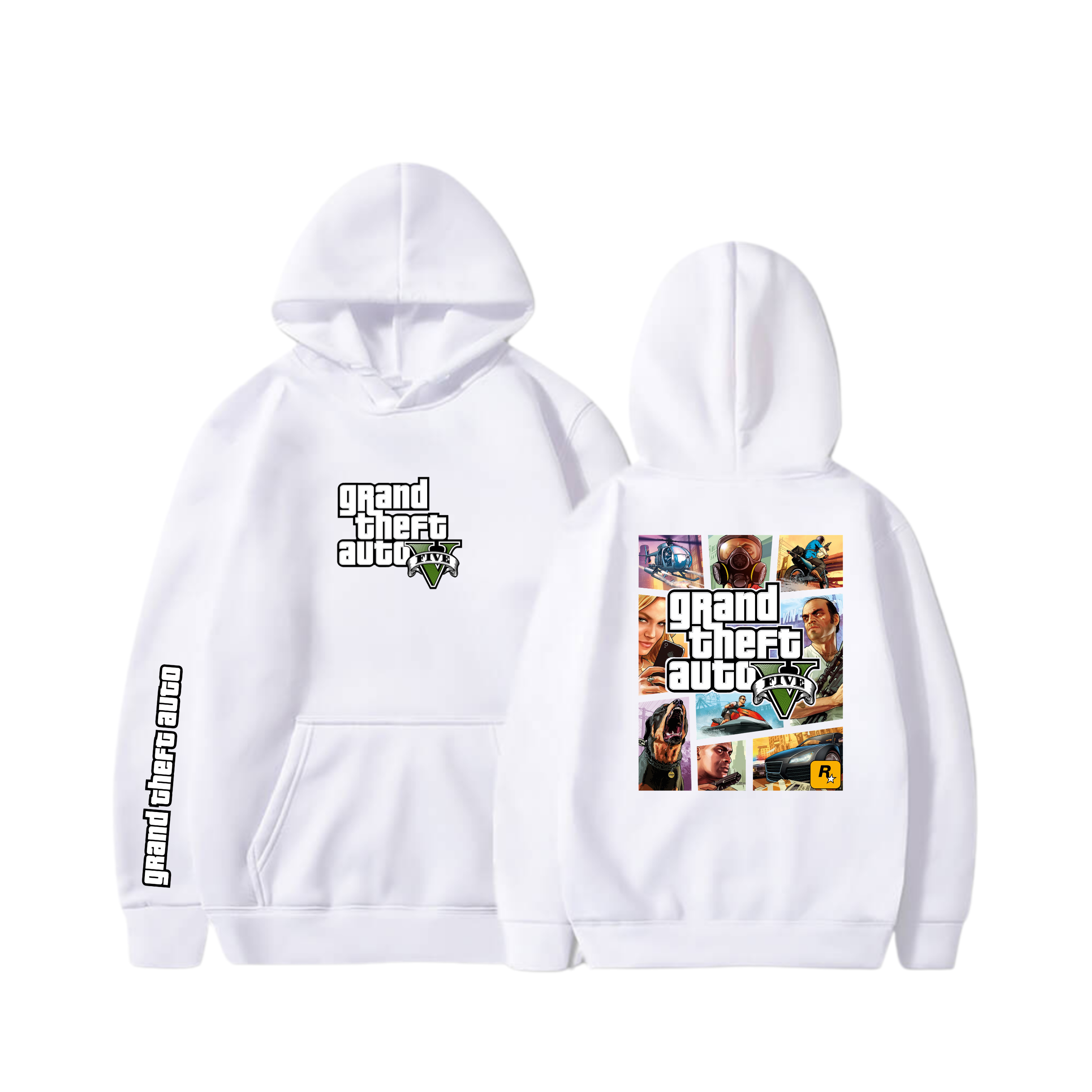 Hoodie GTA V: The Official Cover Tee 1 - Grand Theft Auto