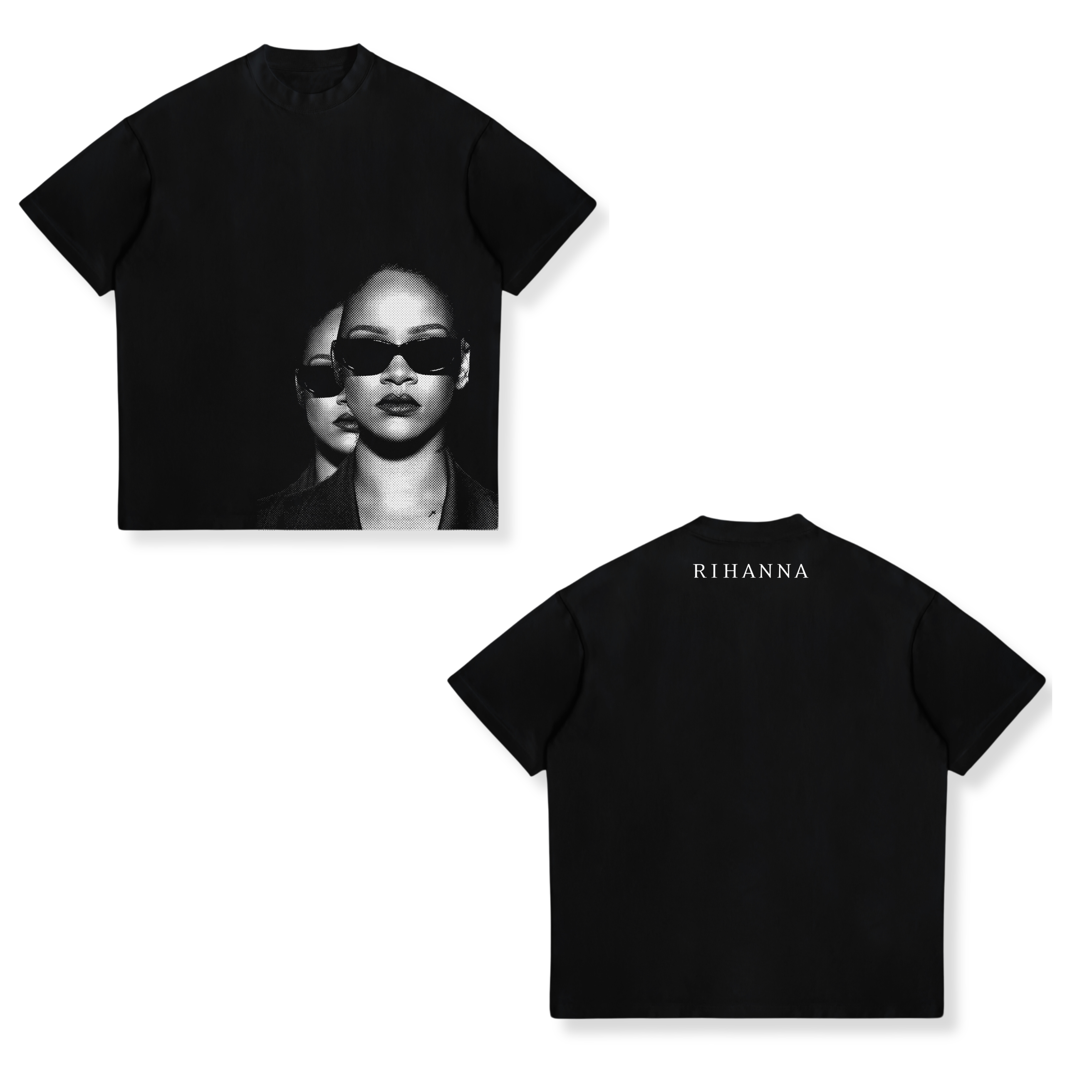 Camisa Face with glasses 2 - Rihanna