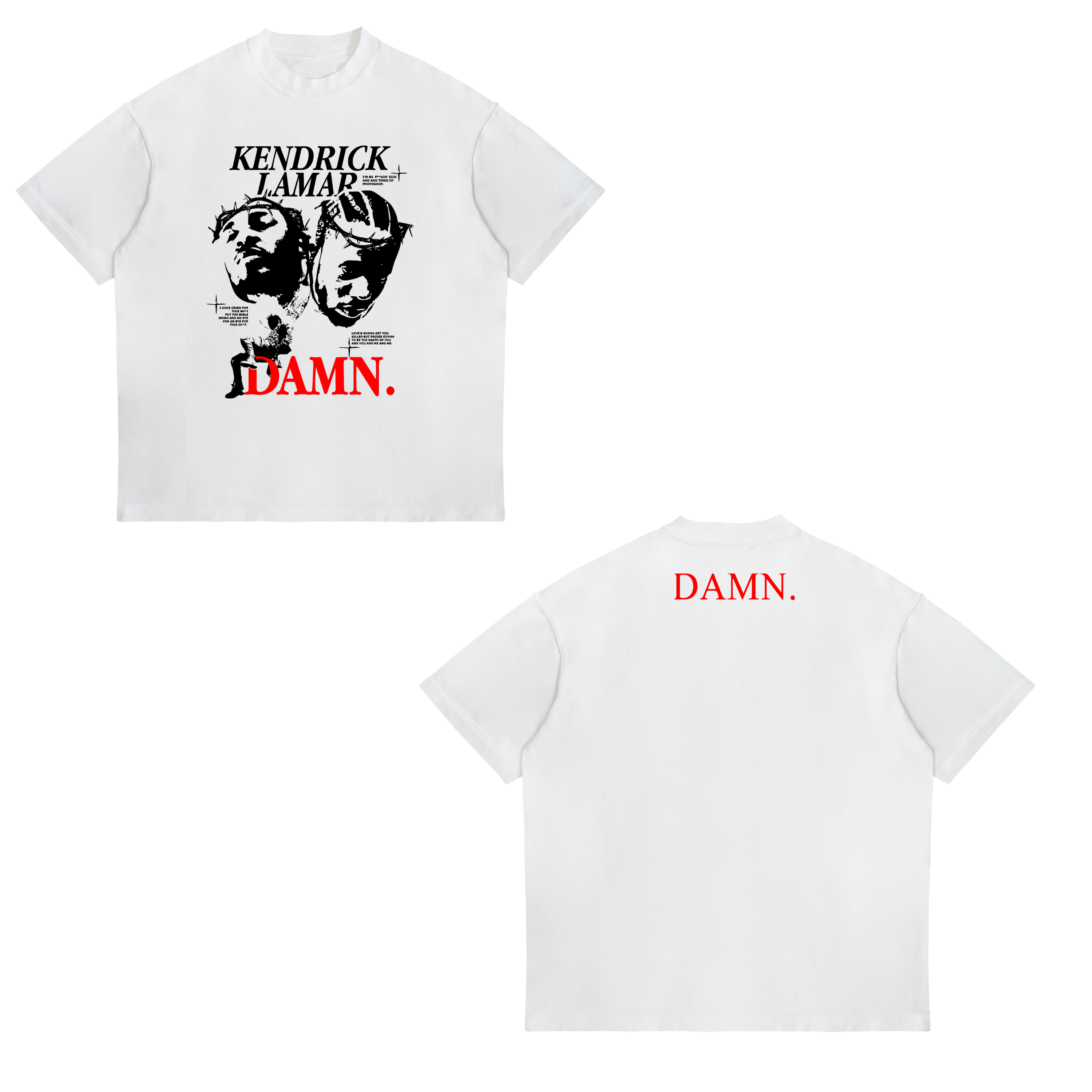 Camisa DAMN. 2 - Kendrick Lamar