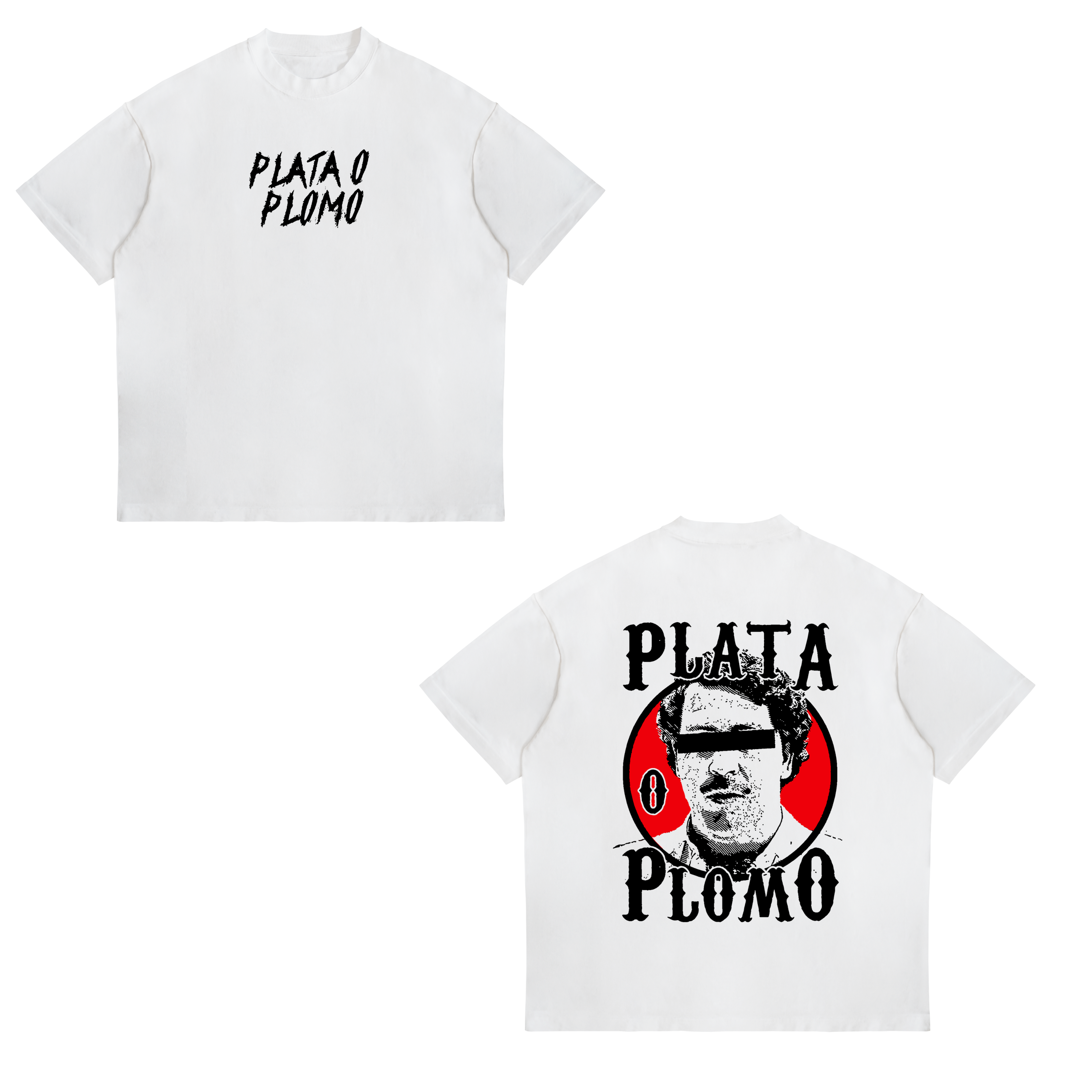 Camisa Plata o Plomo  2 - Pablo Escobar