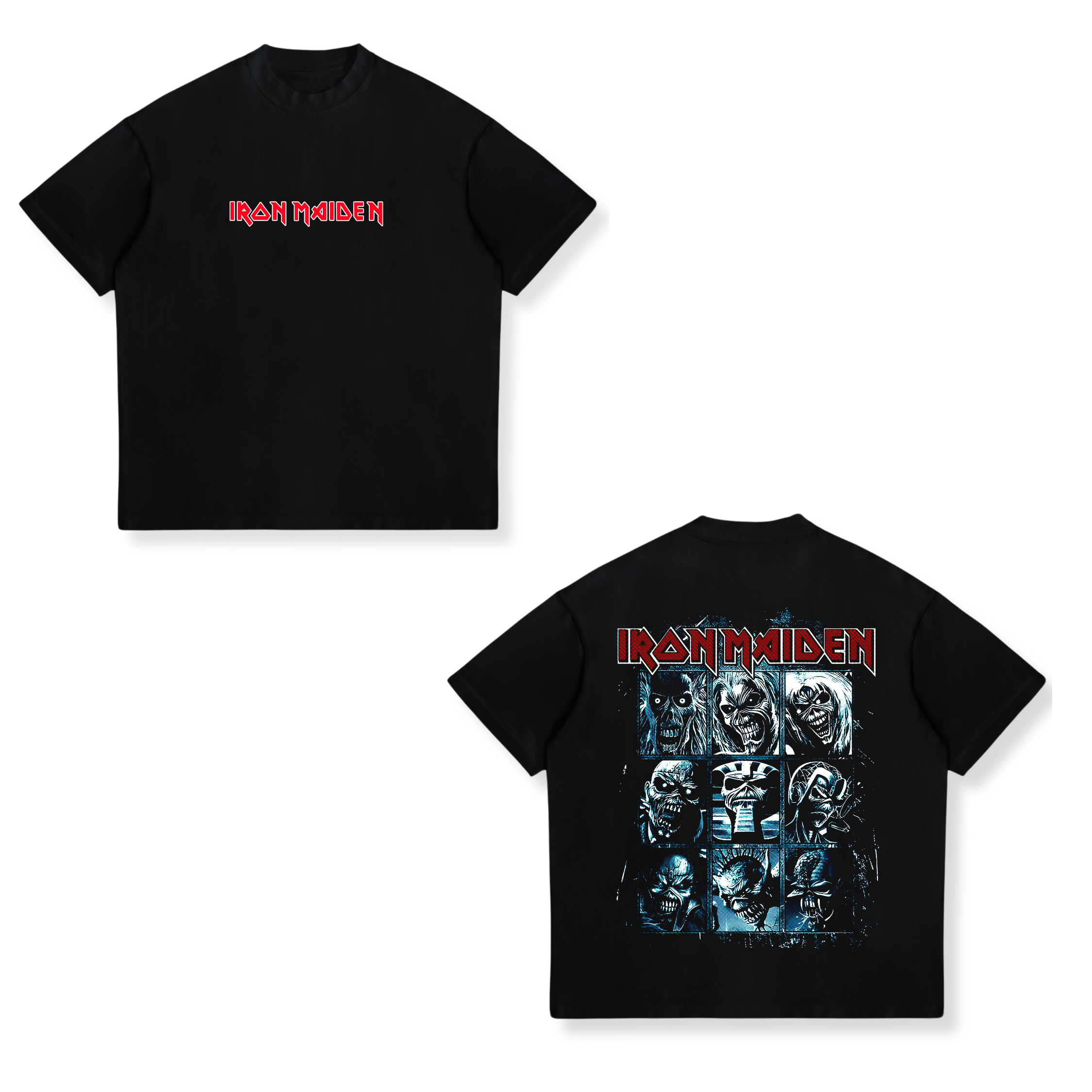 Camisa Grid Wall 2 - Iron Maiden