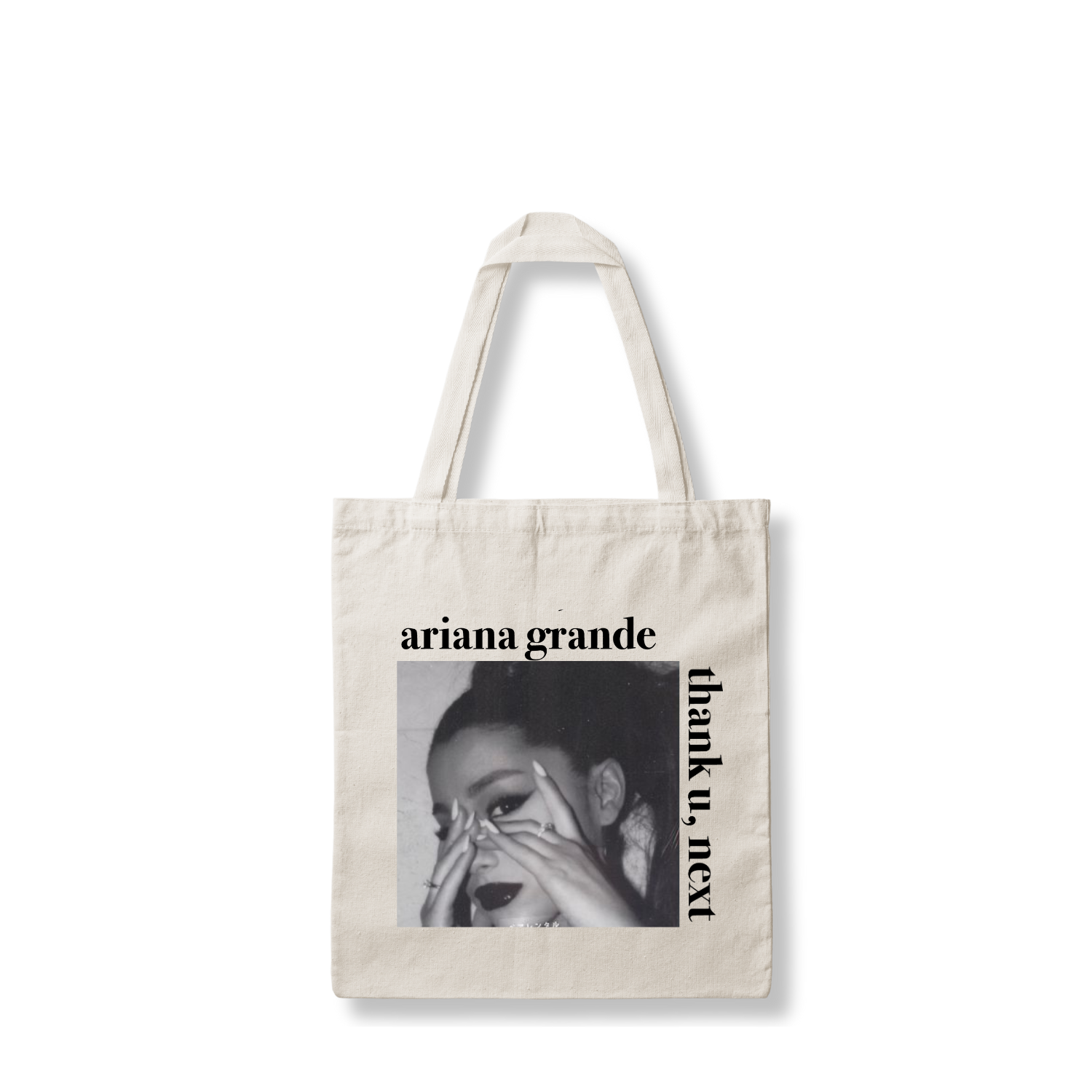 Tote bag Thank u next 1 - Ariana Grande