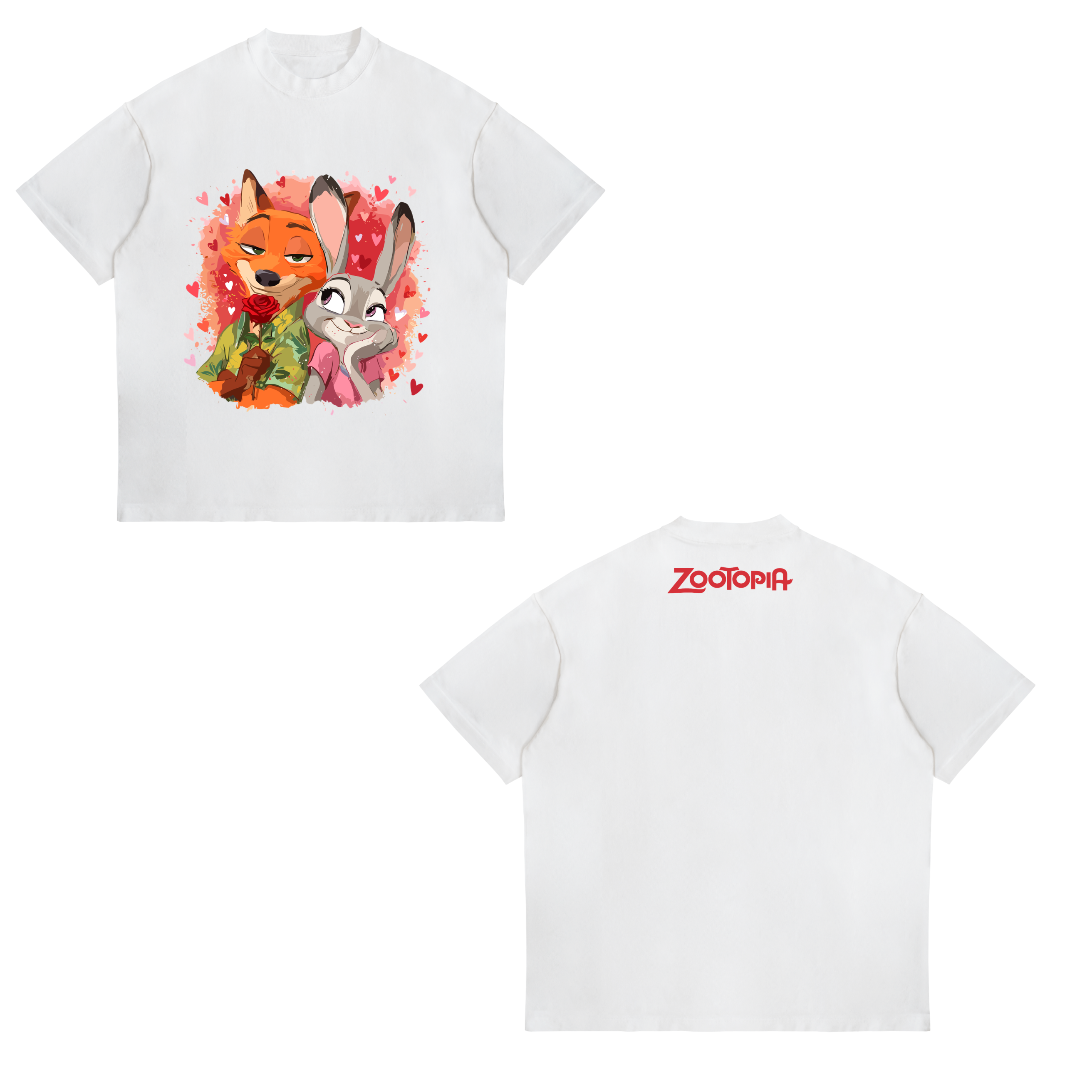 Camisa Nick Wilde, Judy Hopps 7 - Zootopia