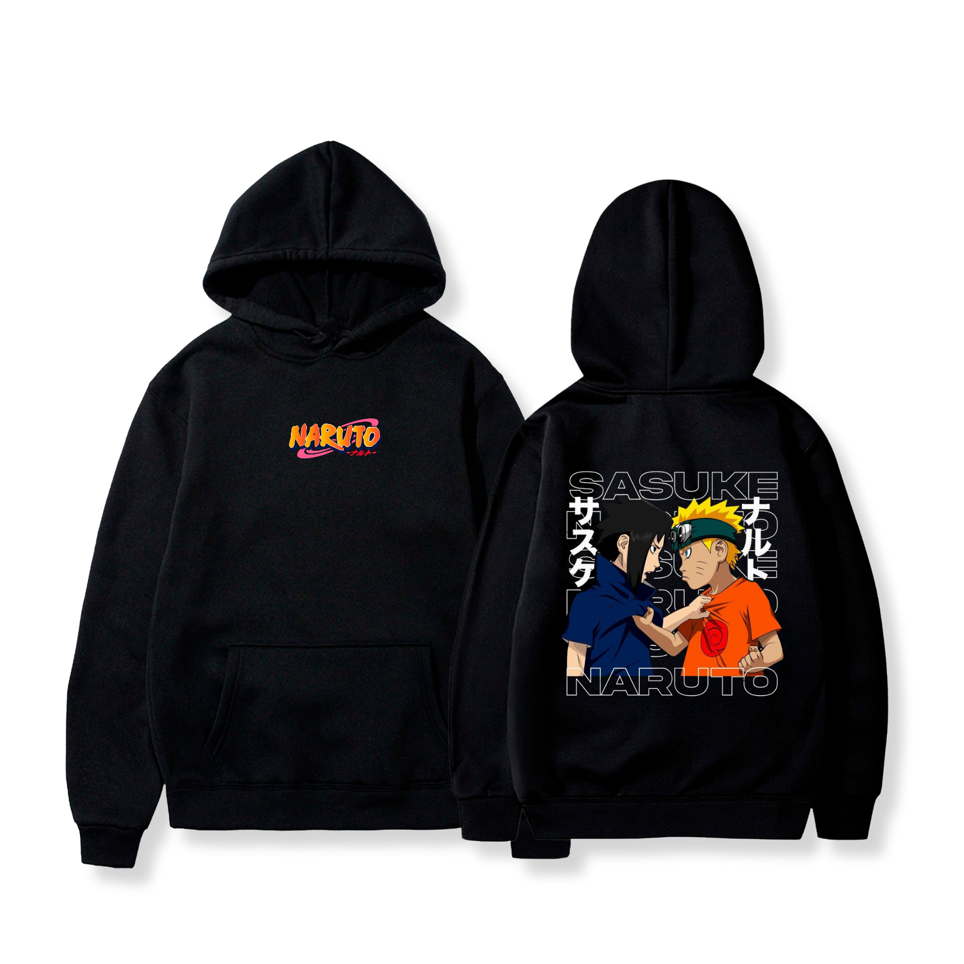 Hoodie Naruto y Sasuke 17 - Naruto