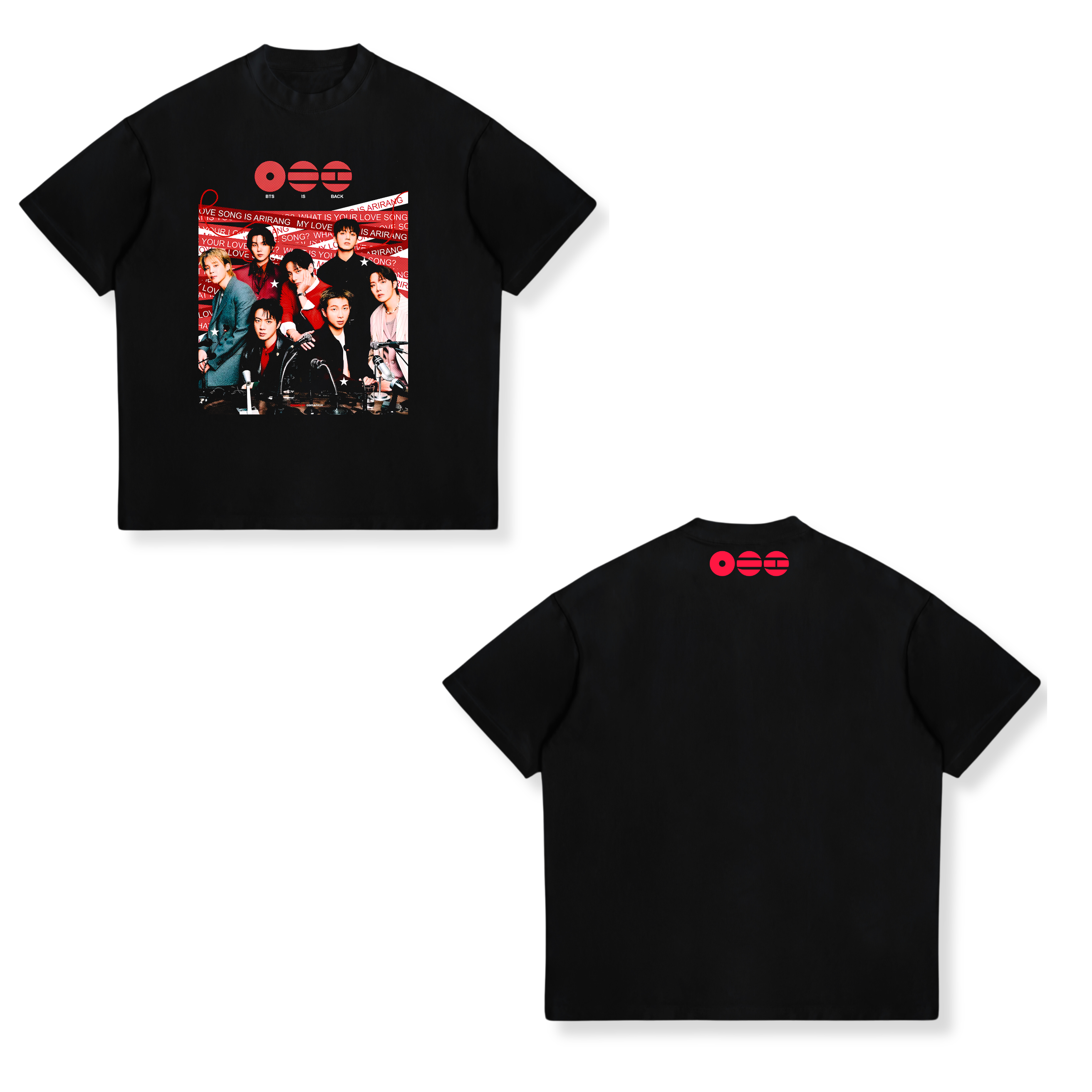 Camisa BTS is back 21 - BTS