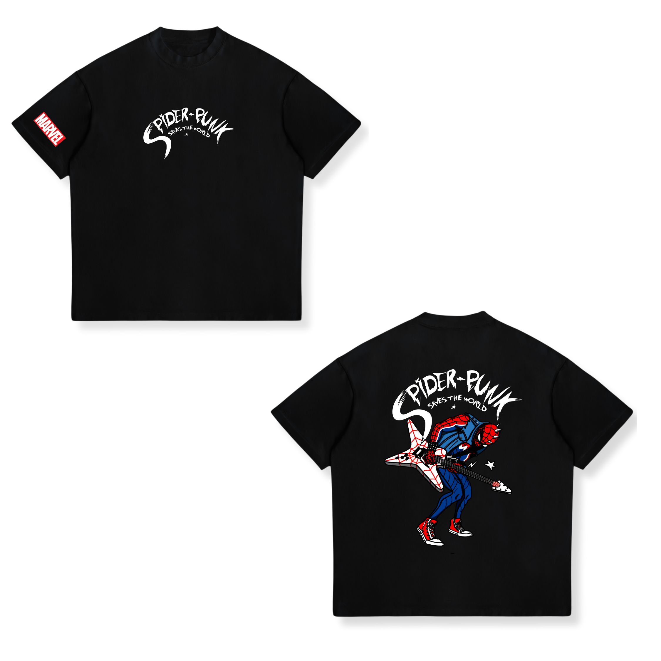 Camisa Spider-Punk 17 - Spider-Man