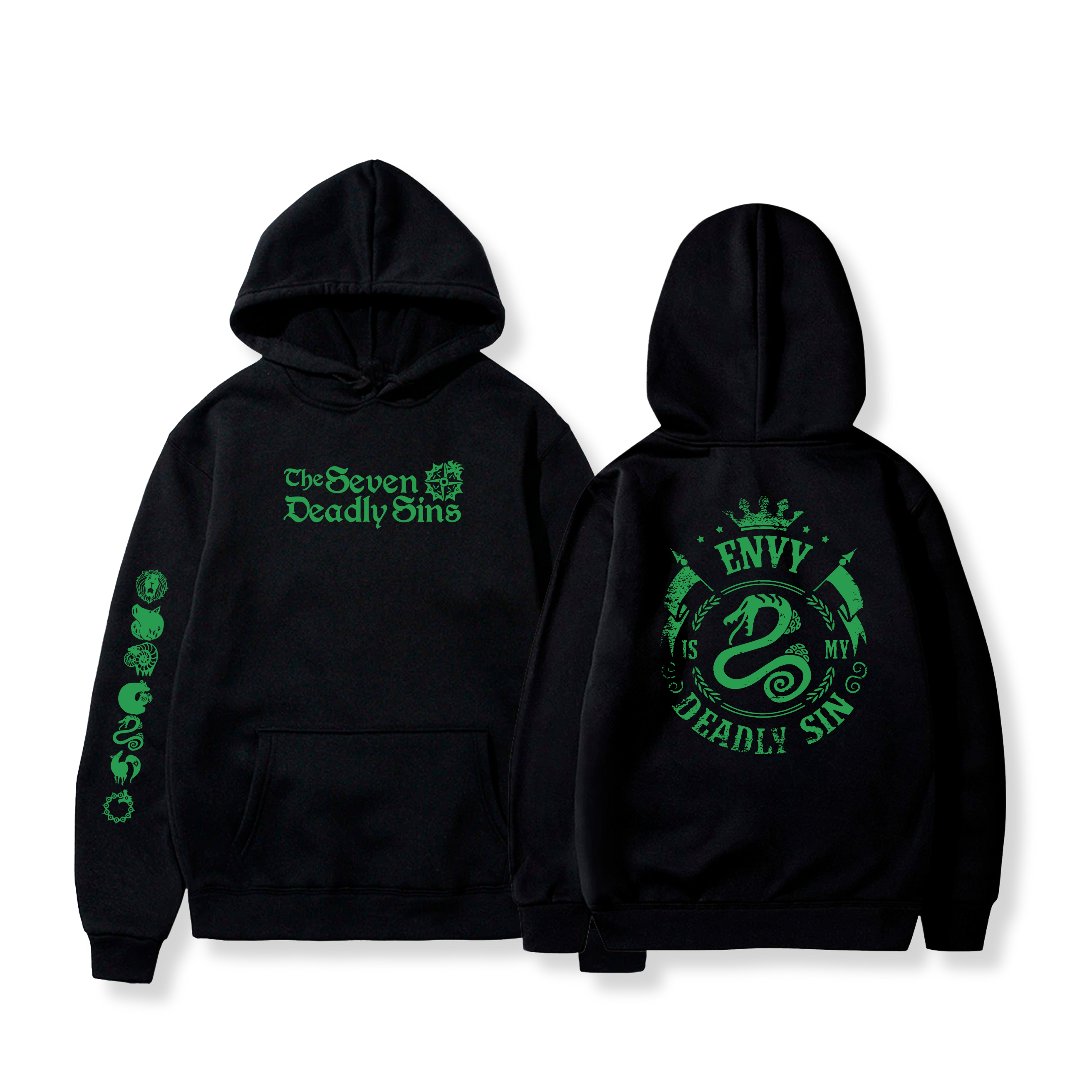Hoodie  Pecado de la Envidia 21 - The Seven Deadly Sins