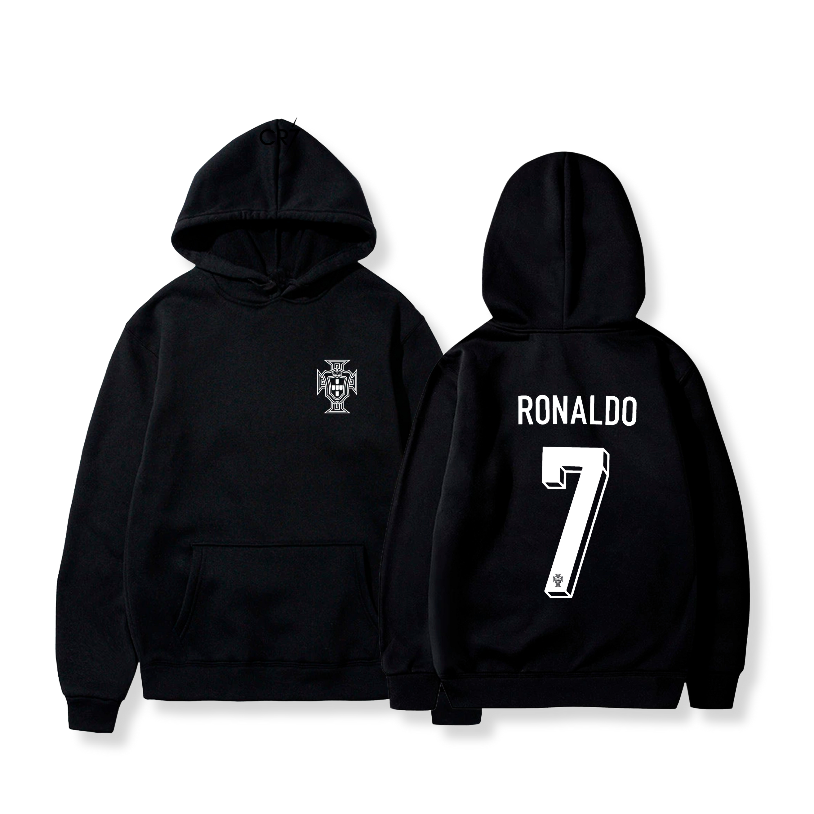 Hoodie Dorsal 7  Portugal  19 - Cristiano Ronaldo