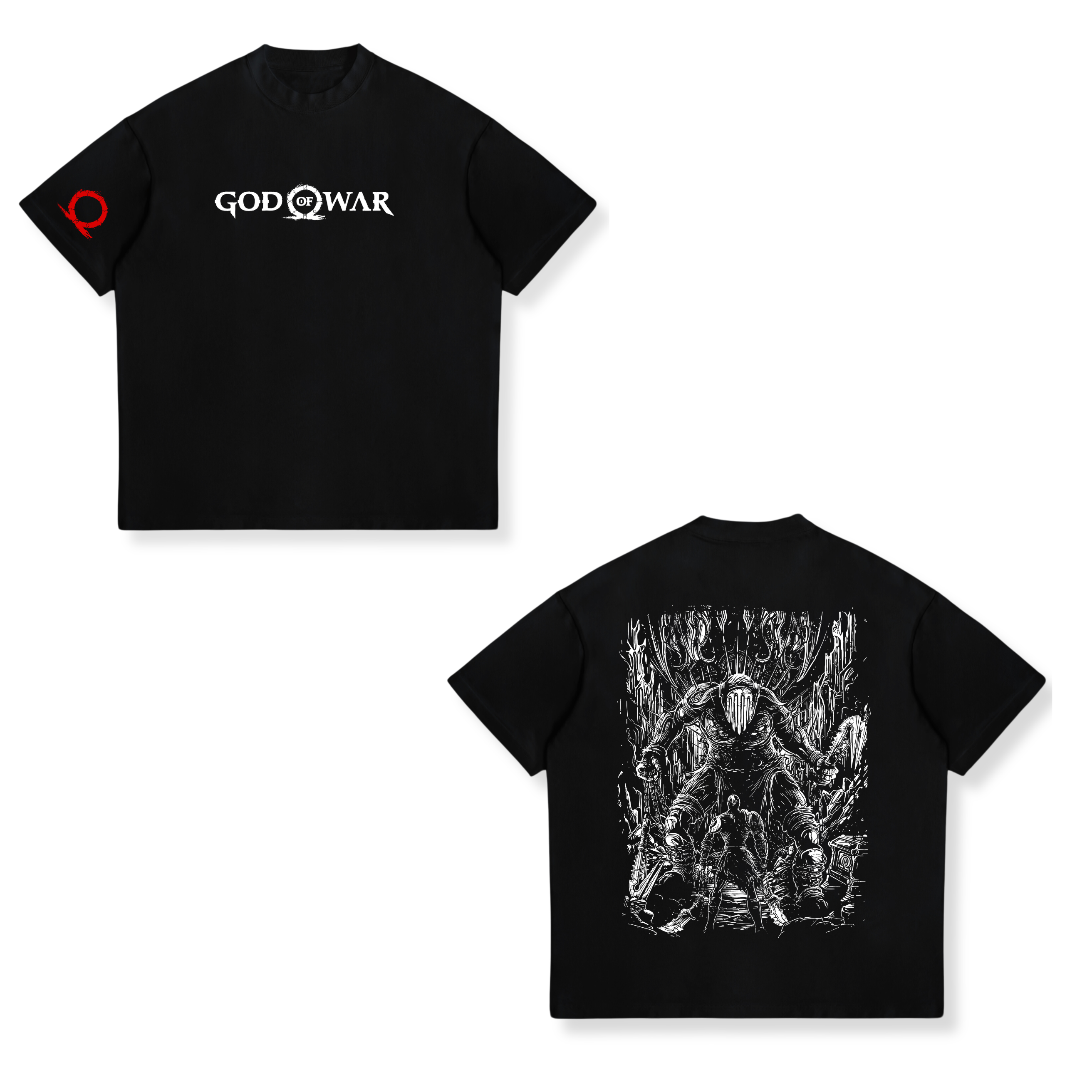 Camisa Kratos y Hades 14 - God of War