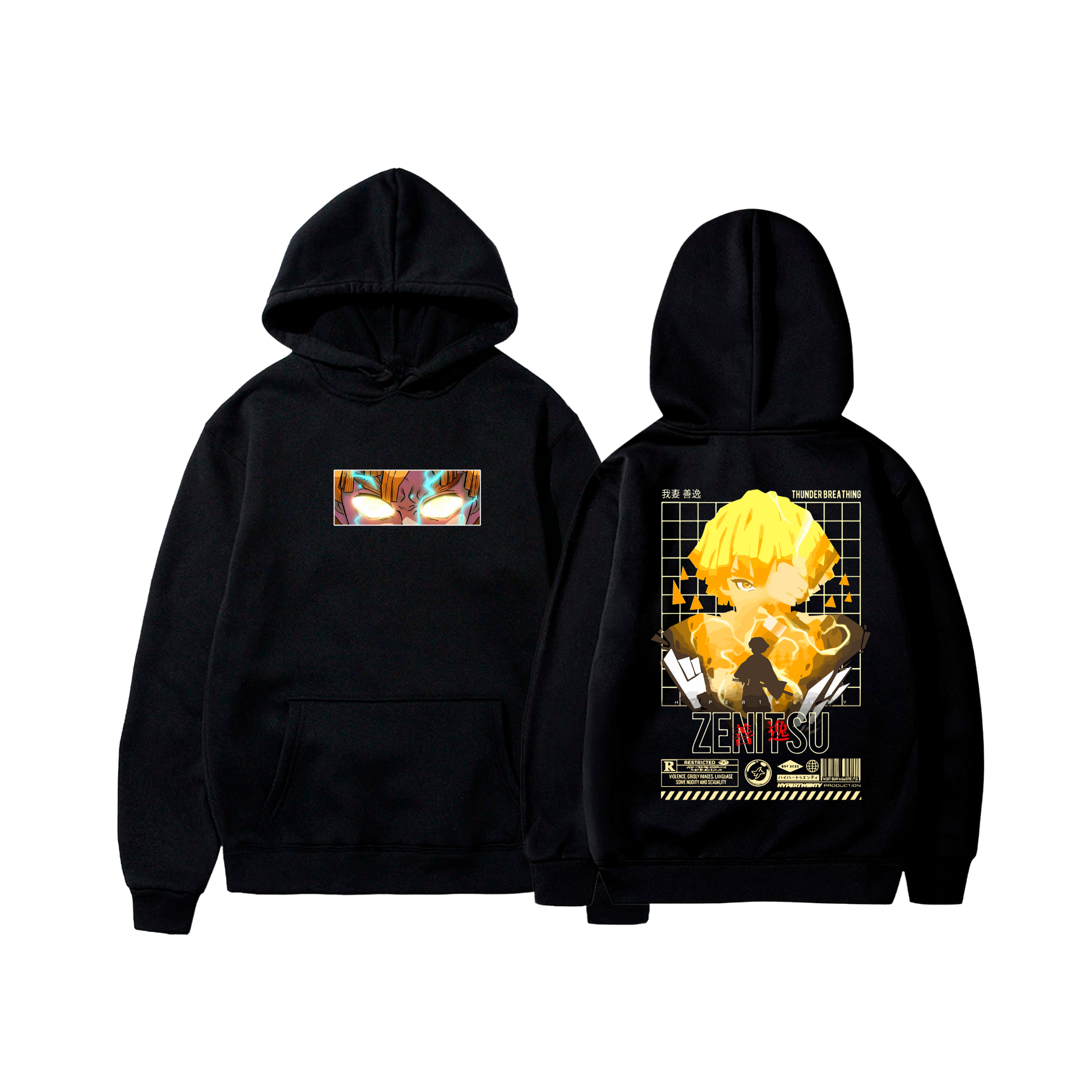 Hoodie Zenitsu 18 - Demon Slayer