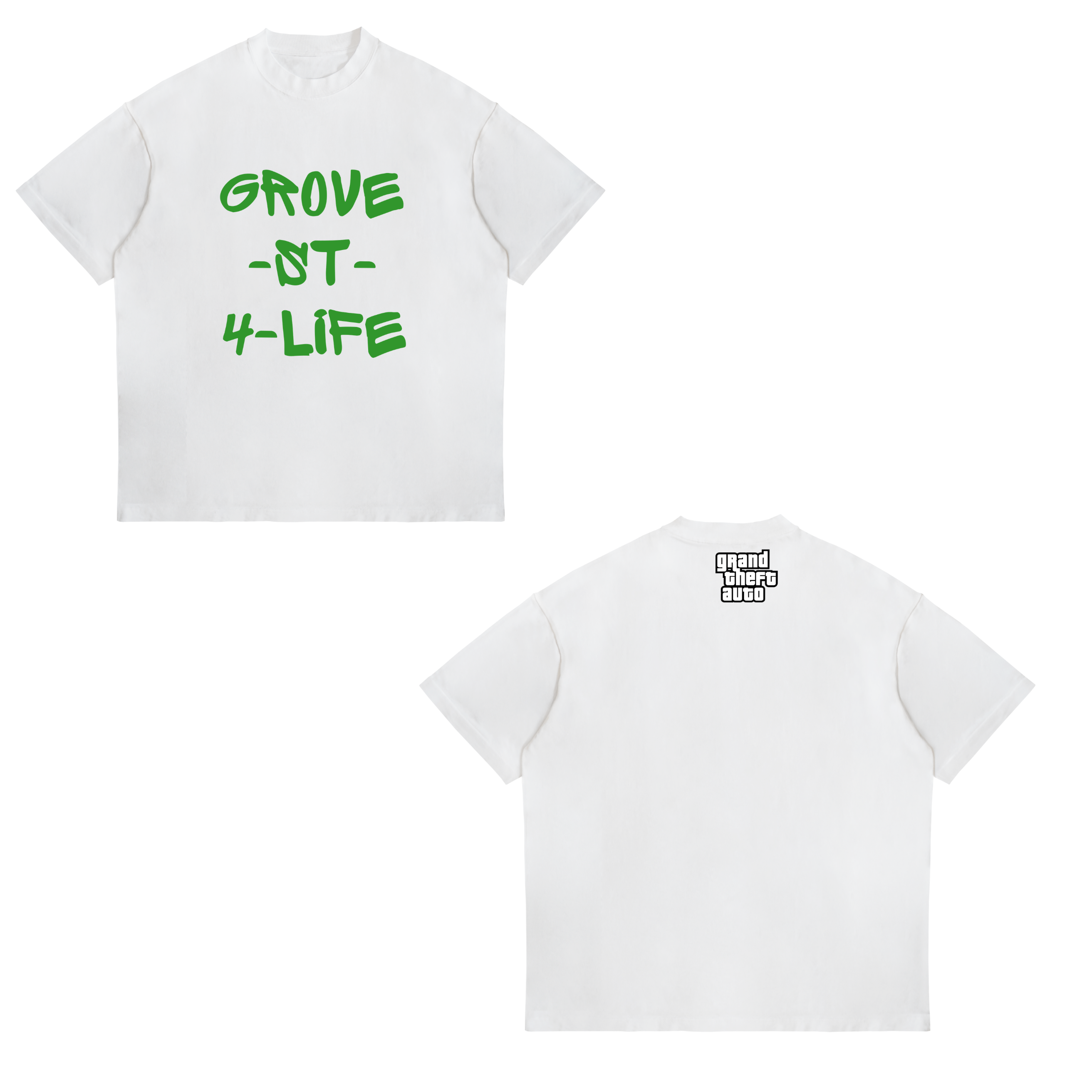Camisa Grove Street Families 14 - Grand Theft Auto