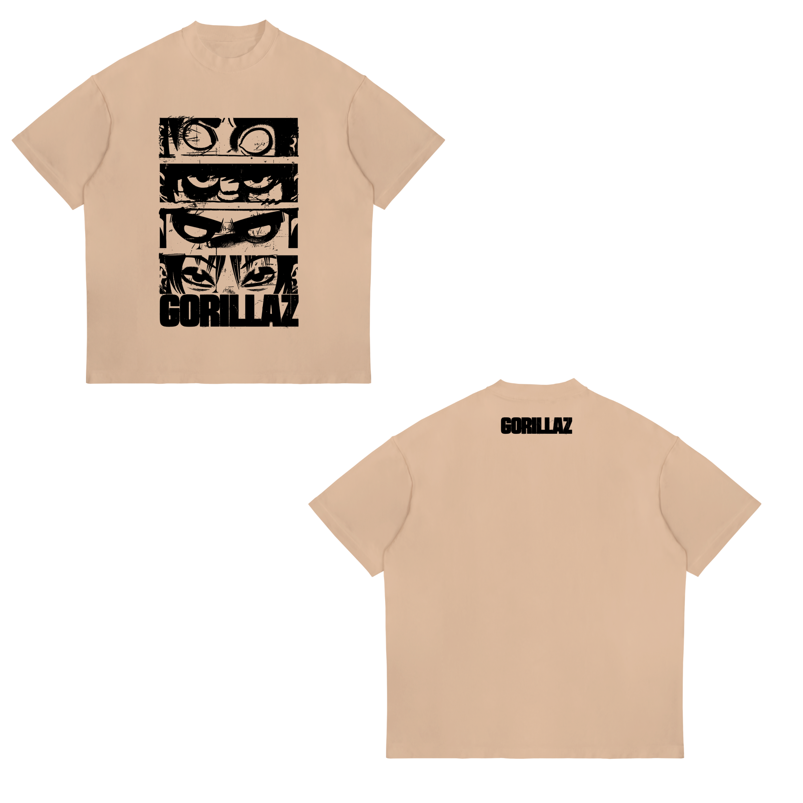 Camisa Faces 12 - Gorillaz