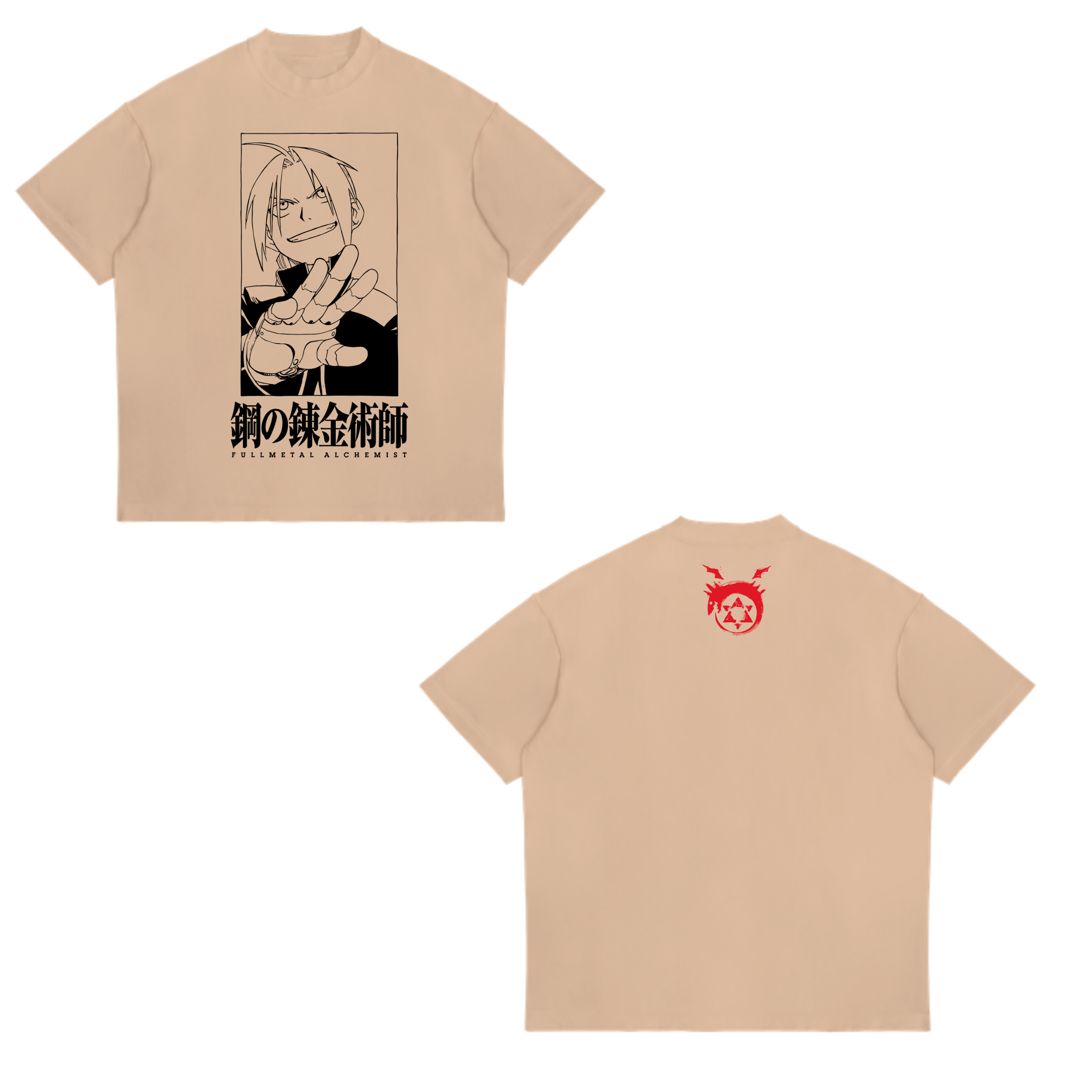Camisa Edward Elric 19 - Full Metal Alchemist