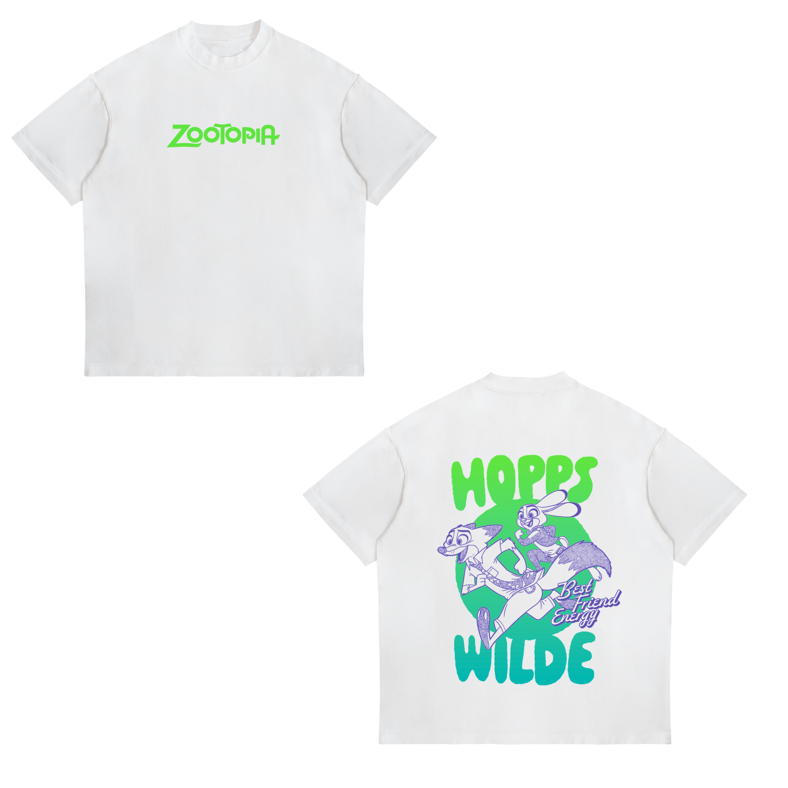 Camisa  Running Friends 9 - Zootopia