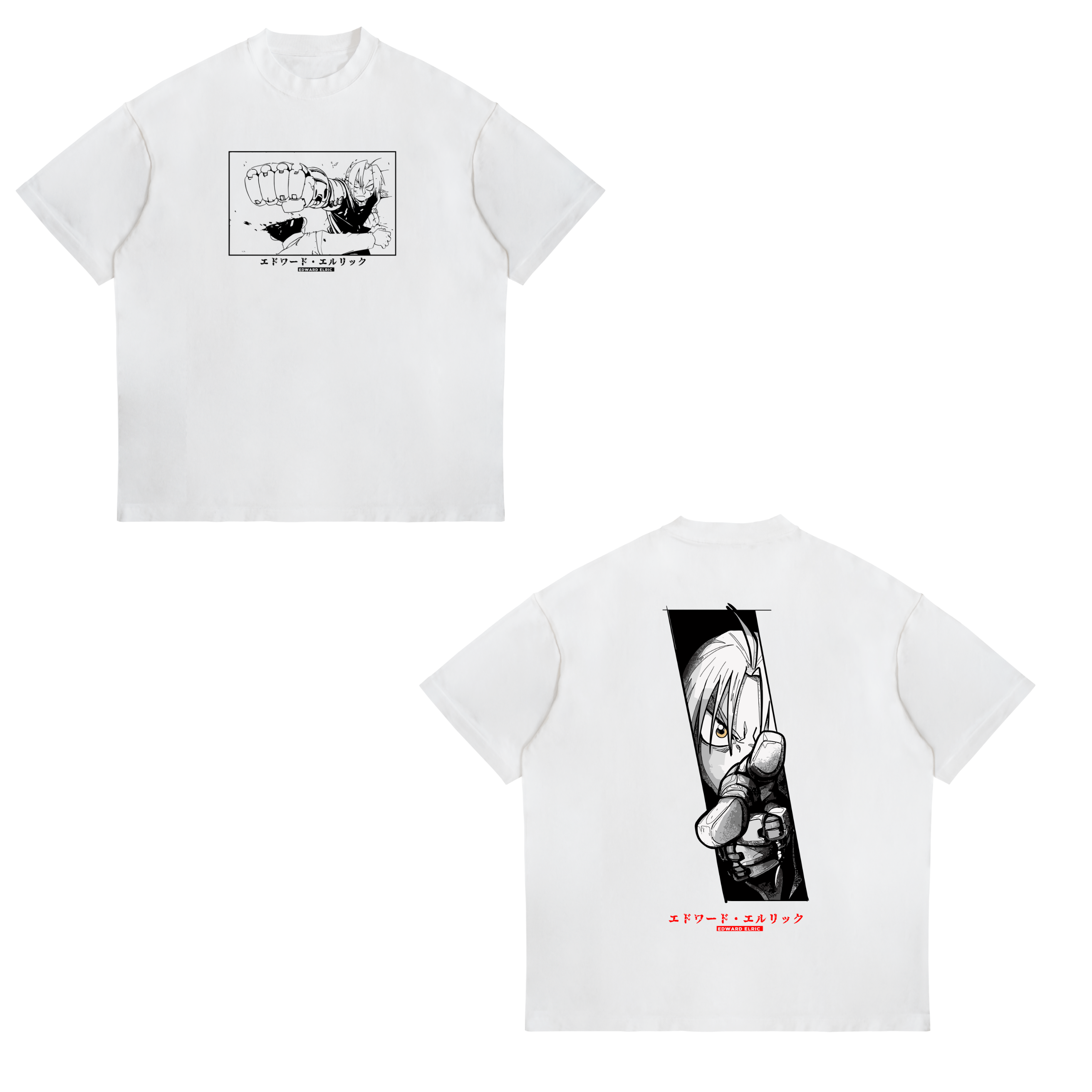 Camisa Edward Elric 20 - Full Metal Alchemist