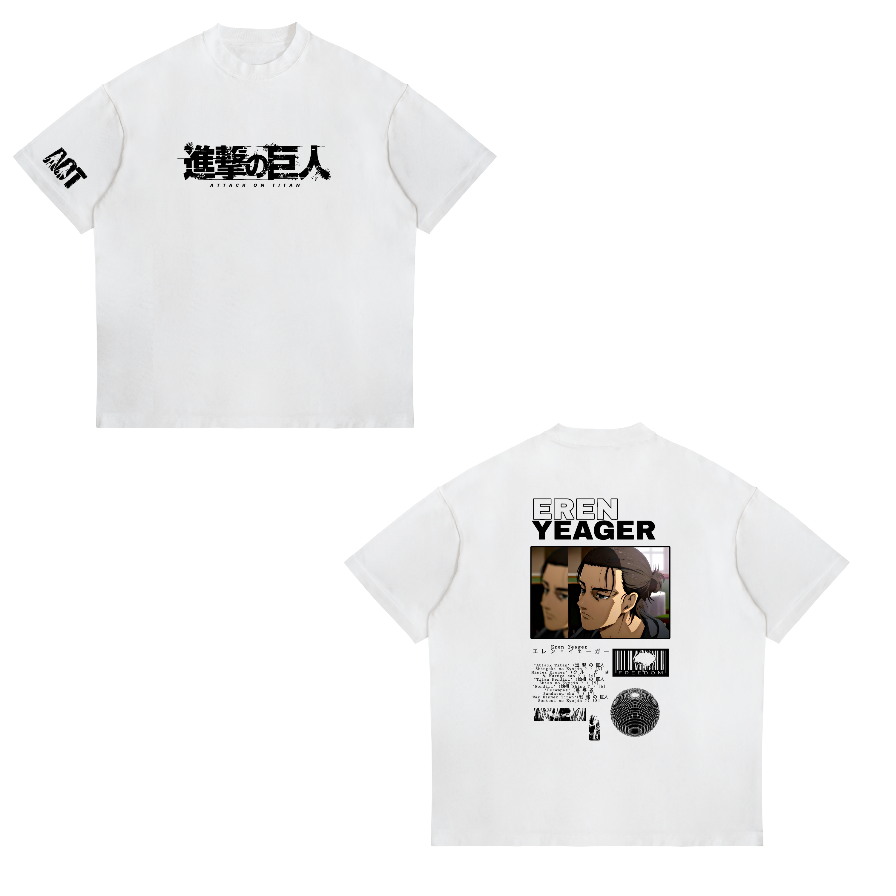 Camisa Eren Yeager 38 - Attack On Titan