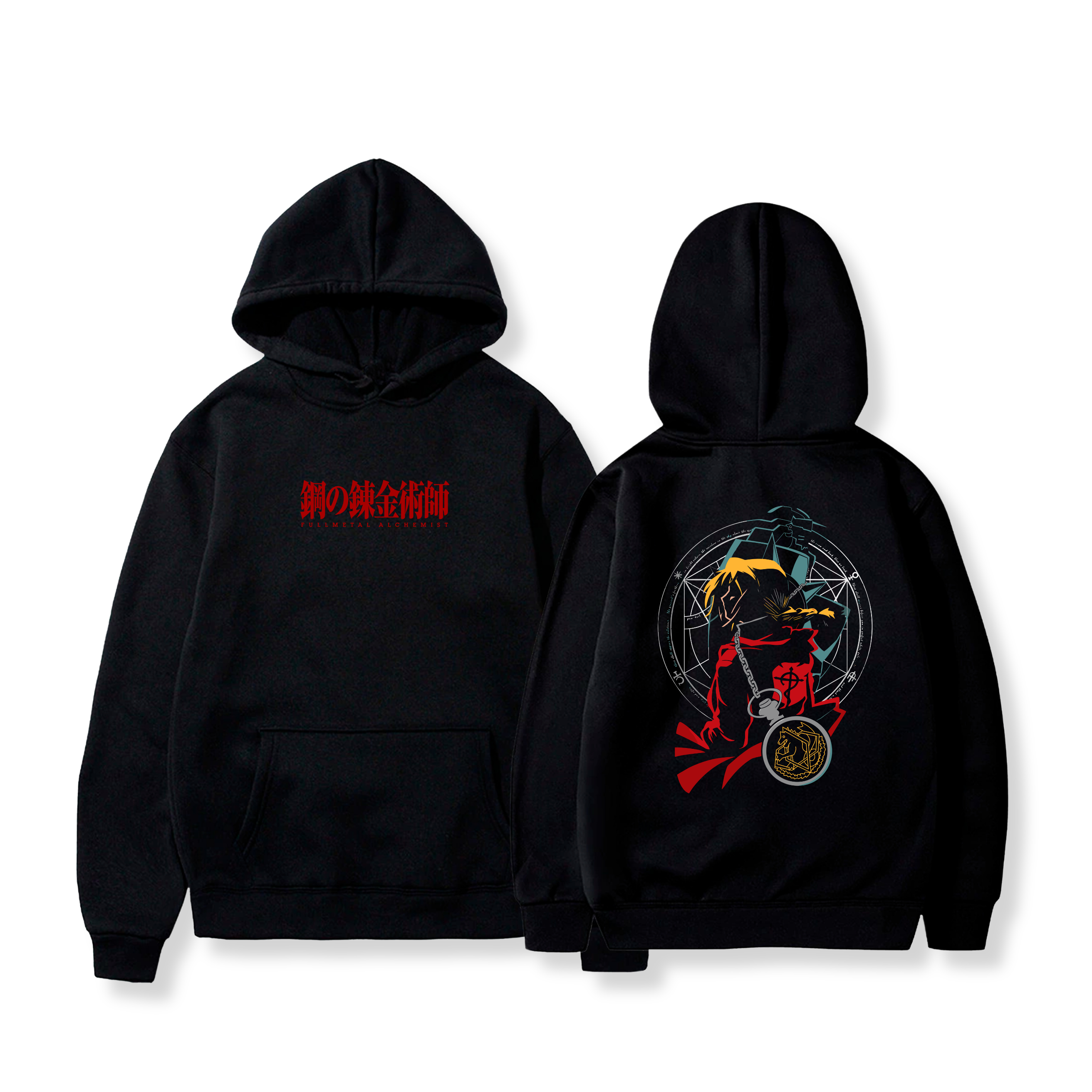 Hoodie Edward Elric 23 - Full Metal Alchemist