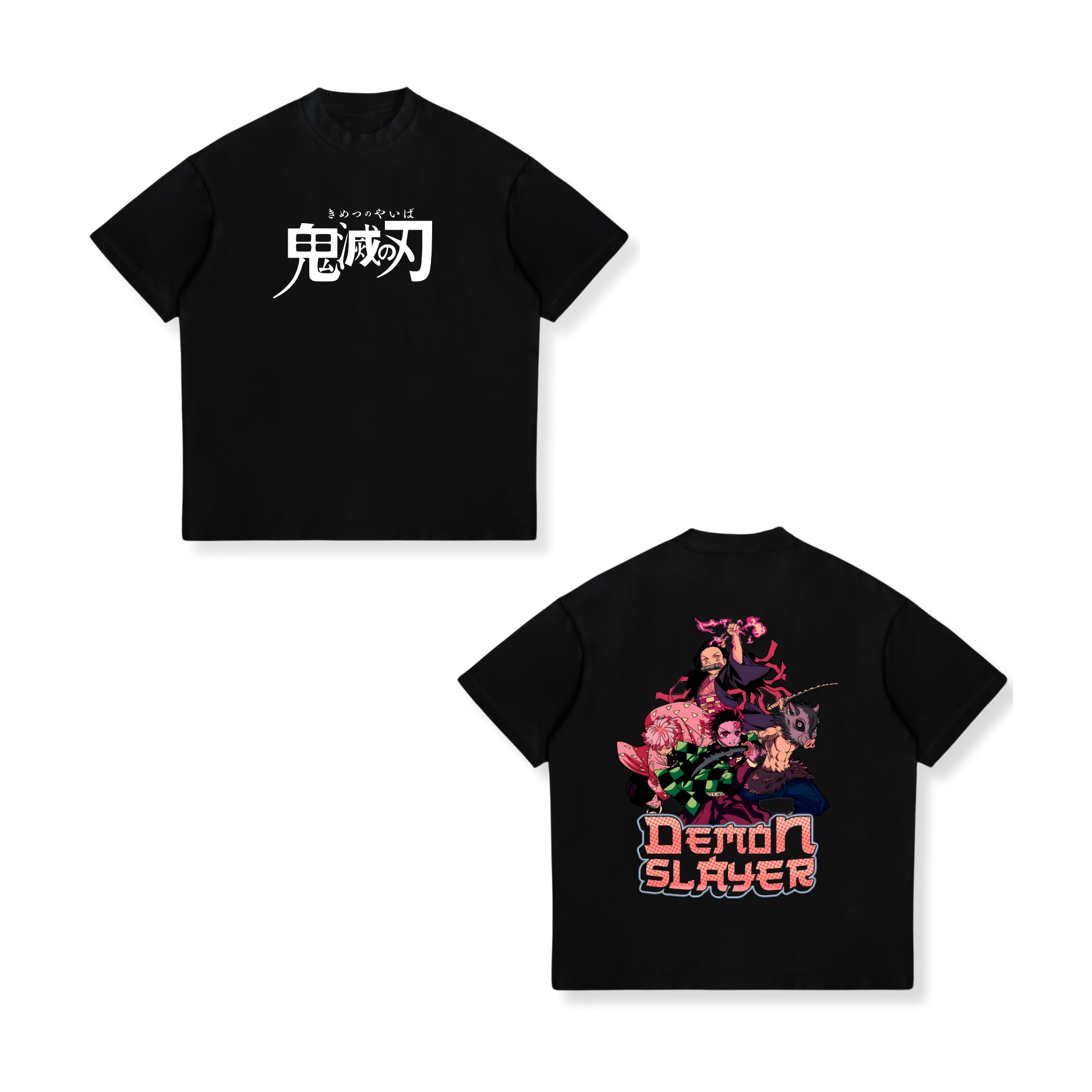 Camisa Nezuko, Zenitsu, Tanjiro, Inosuke 20 - Demon Slayer