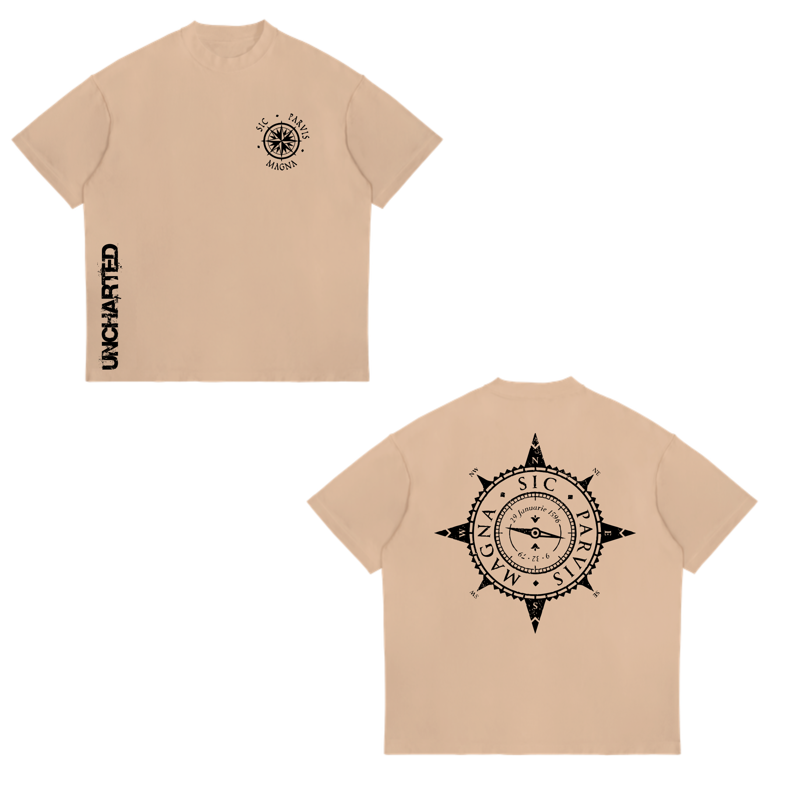 Camisa Sic Parvis Magna 16 - Uncharted